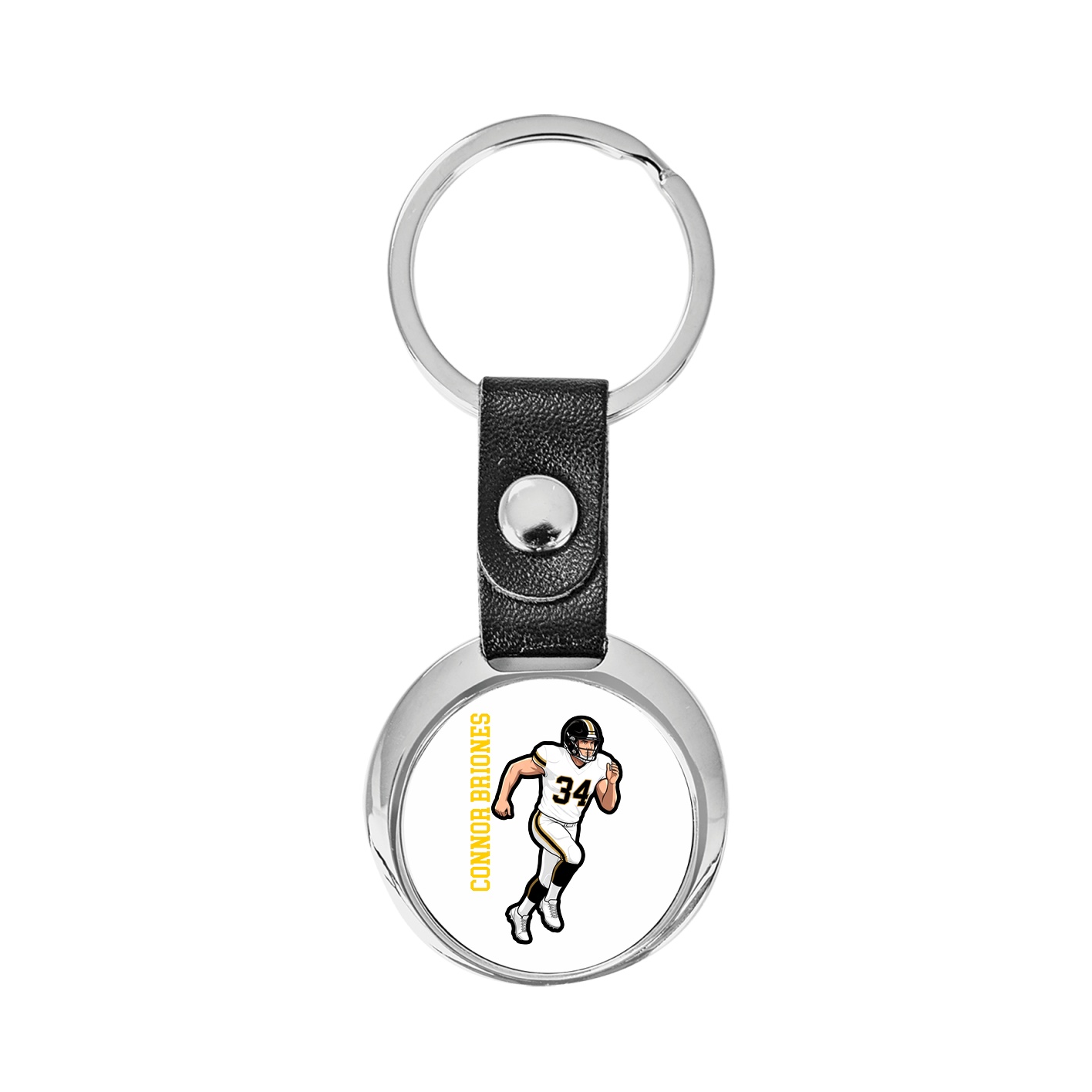 Key Chain — Name Vertical in Classic