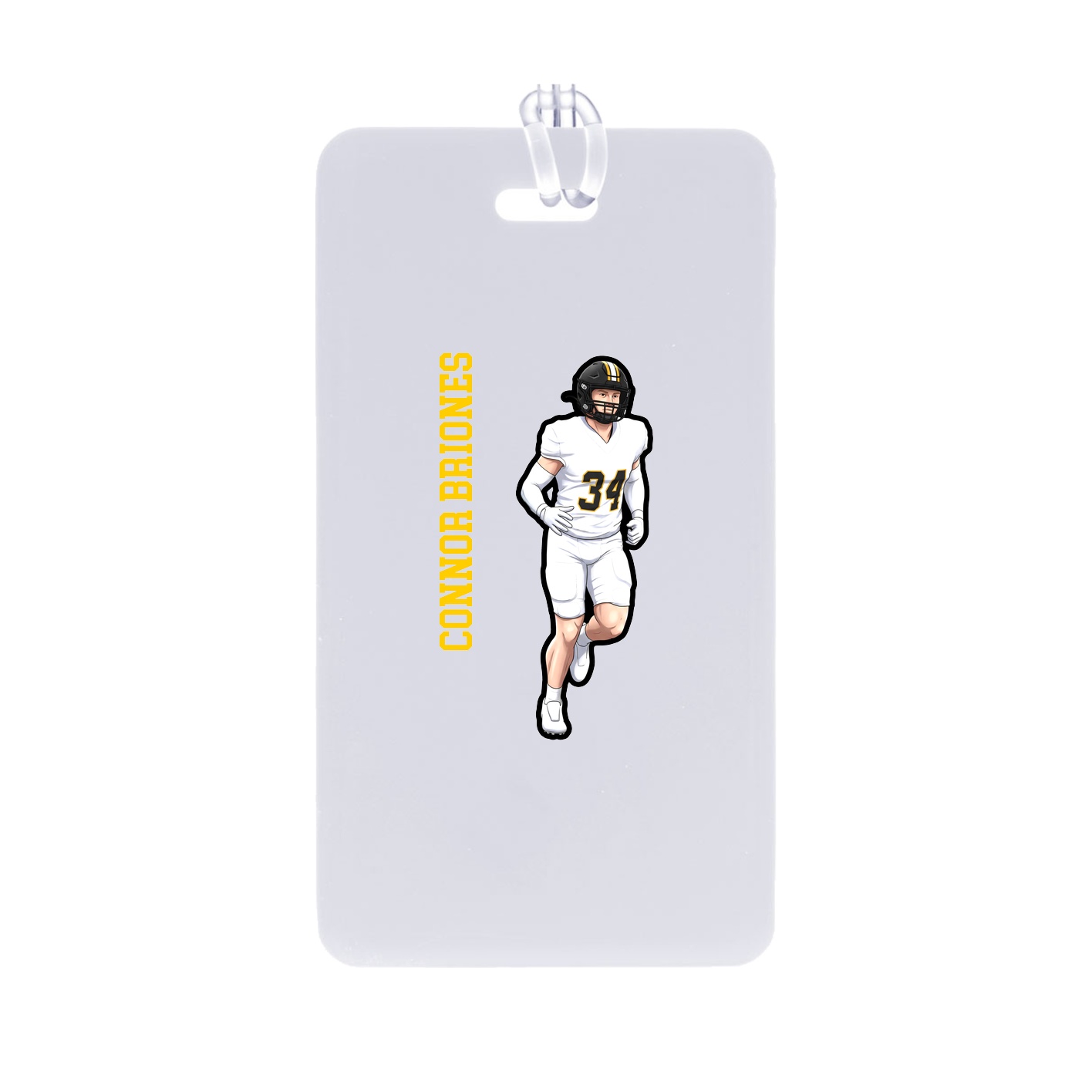 Bag Tag — Name Vertical in Classic