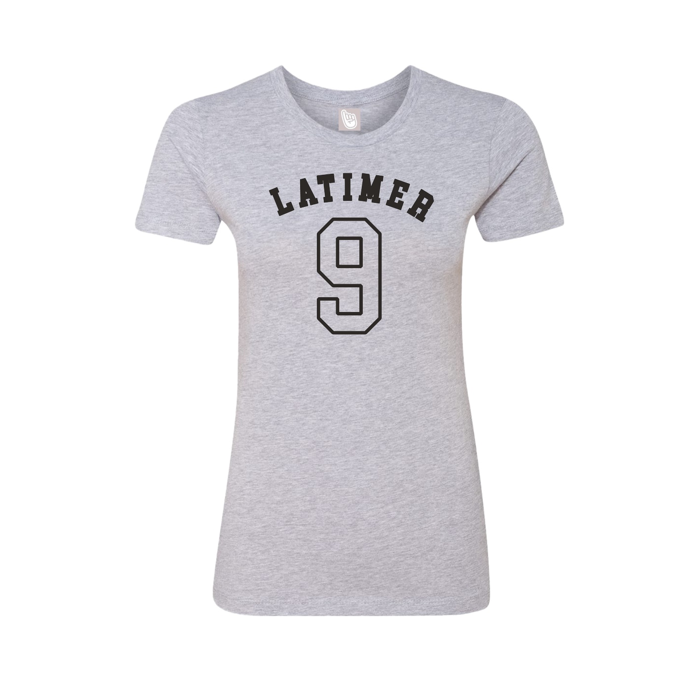 Fitted Women's Tee — Shirsey Arch in Grey