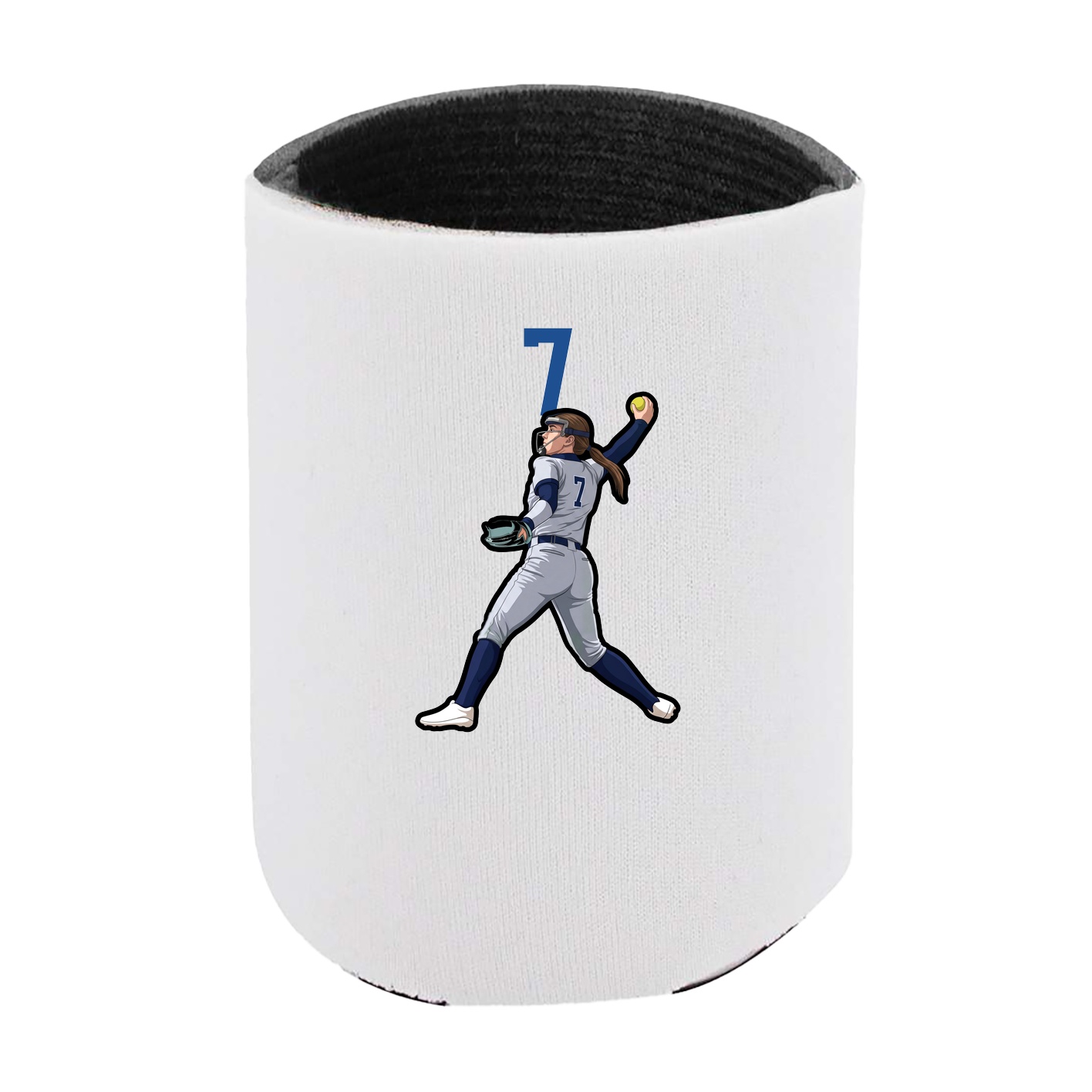 Can Holder — Number Top in White