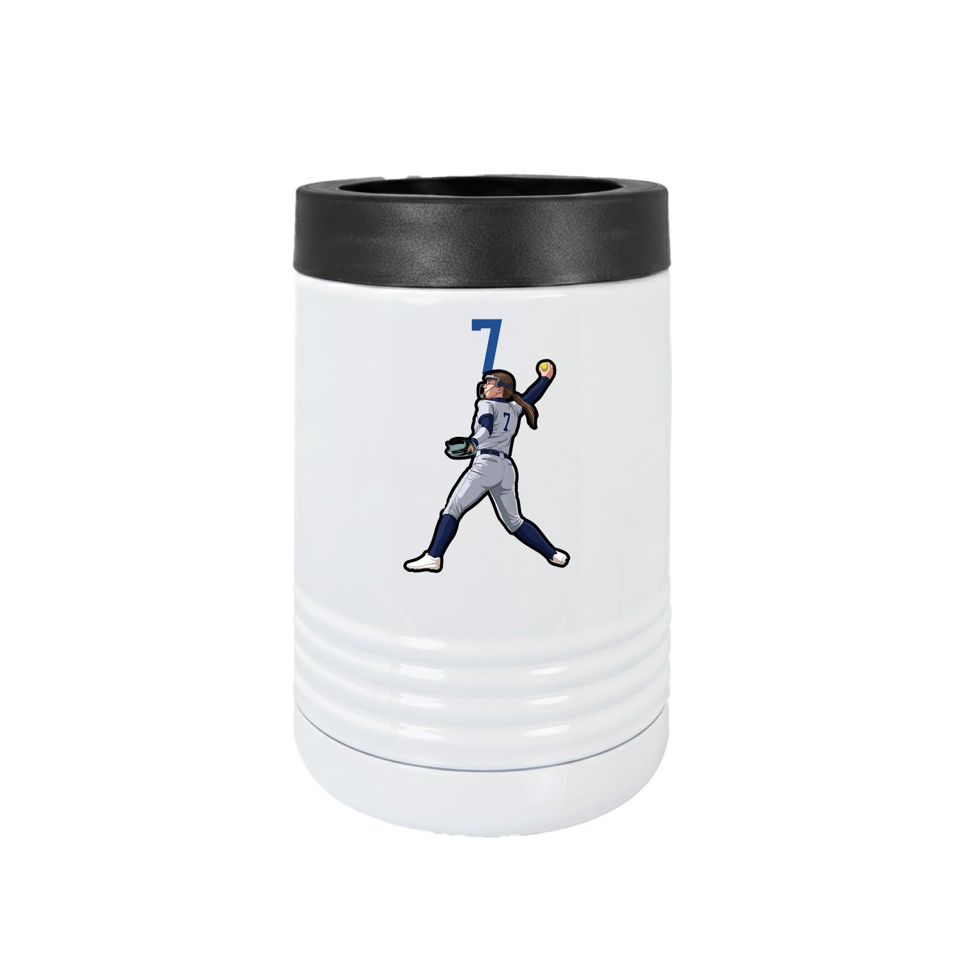 Beverage Holder — Number Top in White
