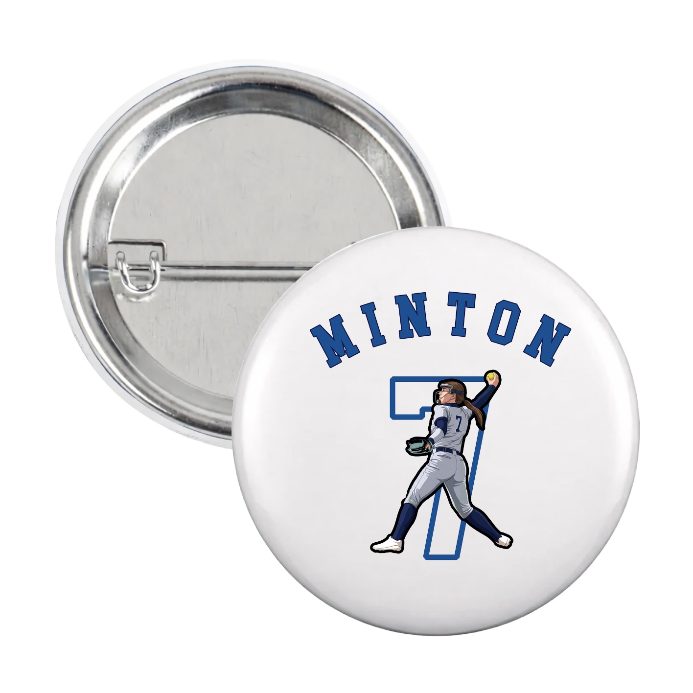 Game Day Button — Shirsey Arch in White