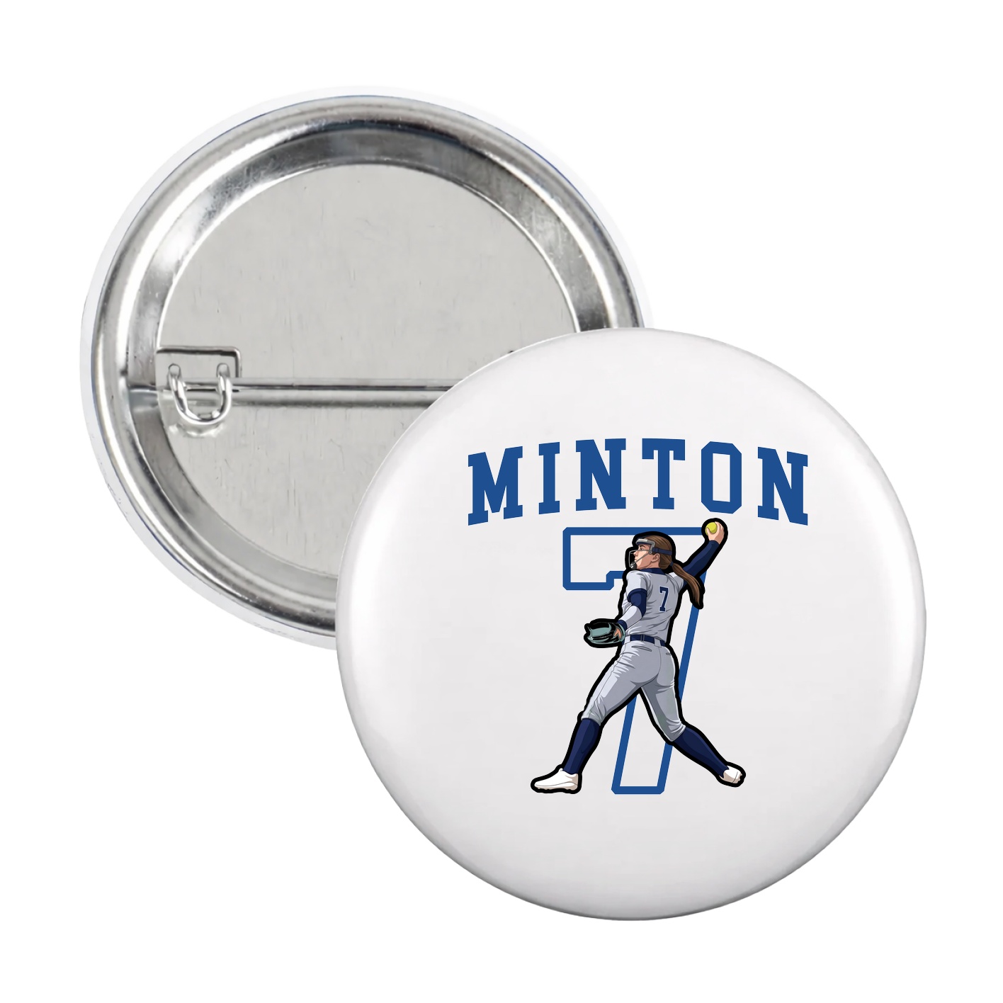 Game Day Button — Shirsey in White