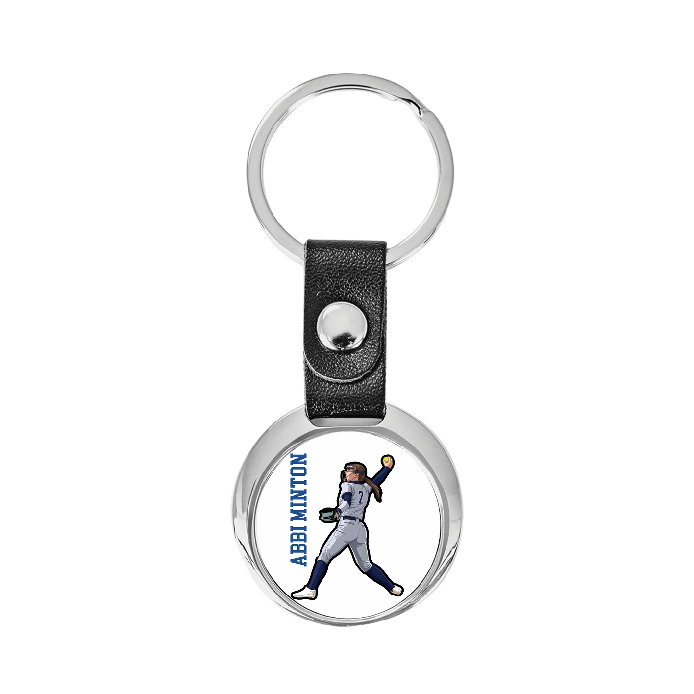Key Chain — Name Vertical in Classic