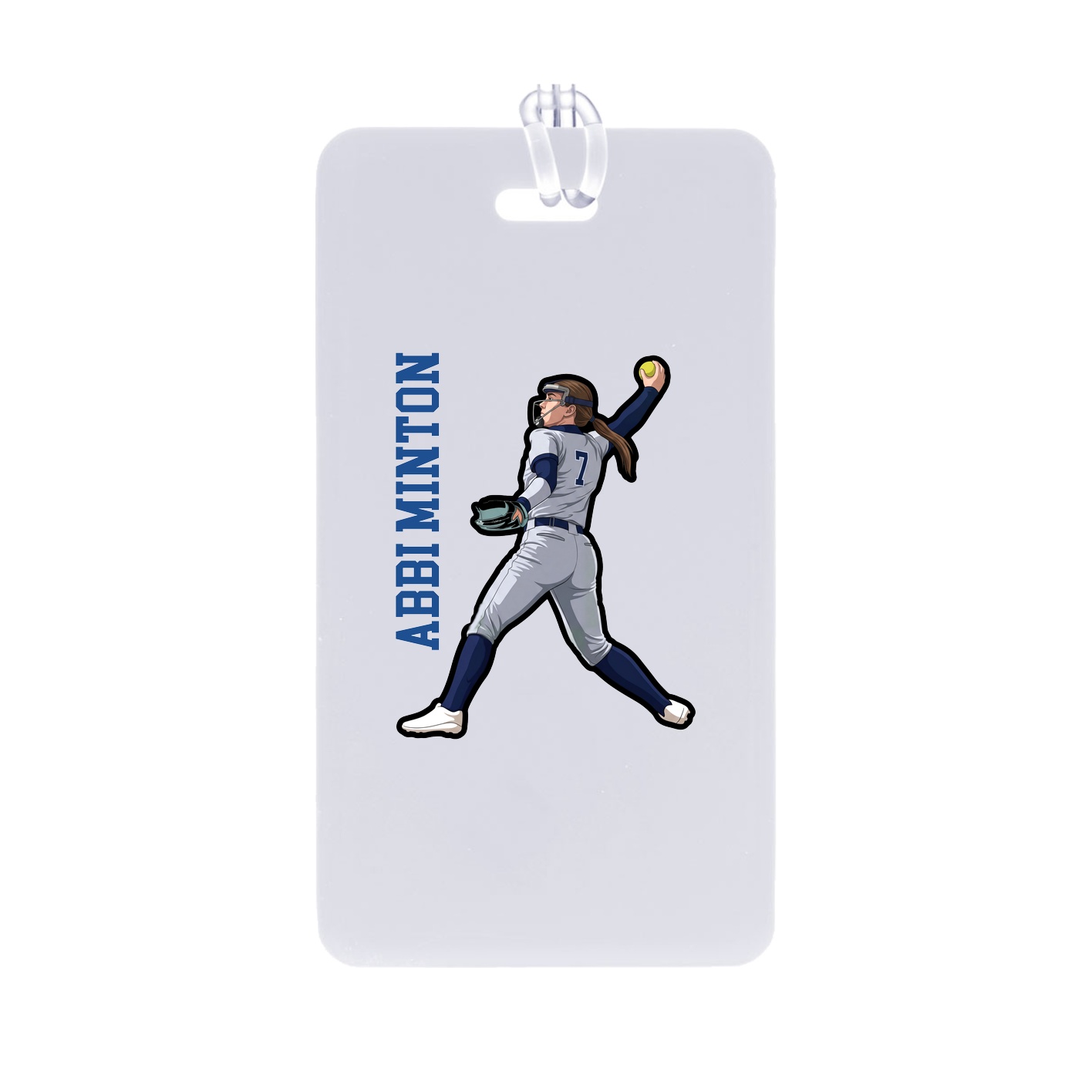 Bag Tag — Name Vertical in Classic