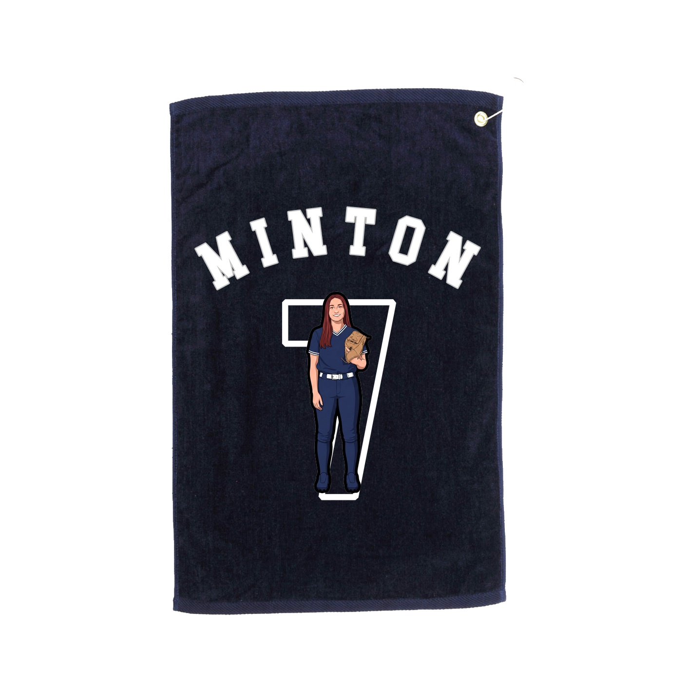 Golf Towel — Shirsey Arch in Navy