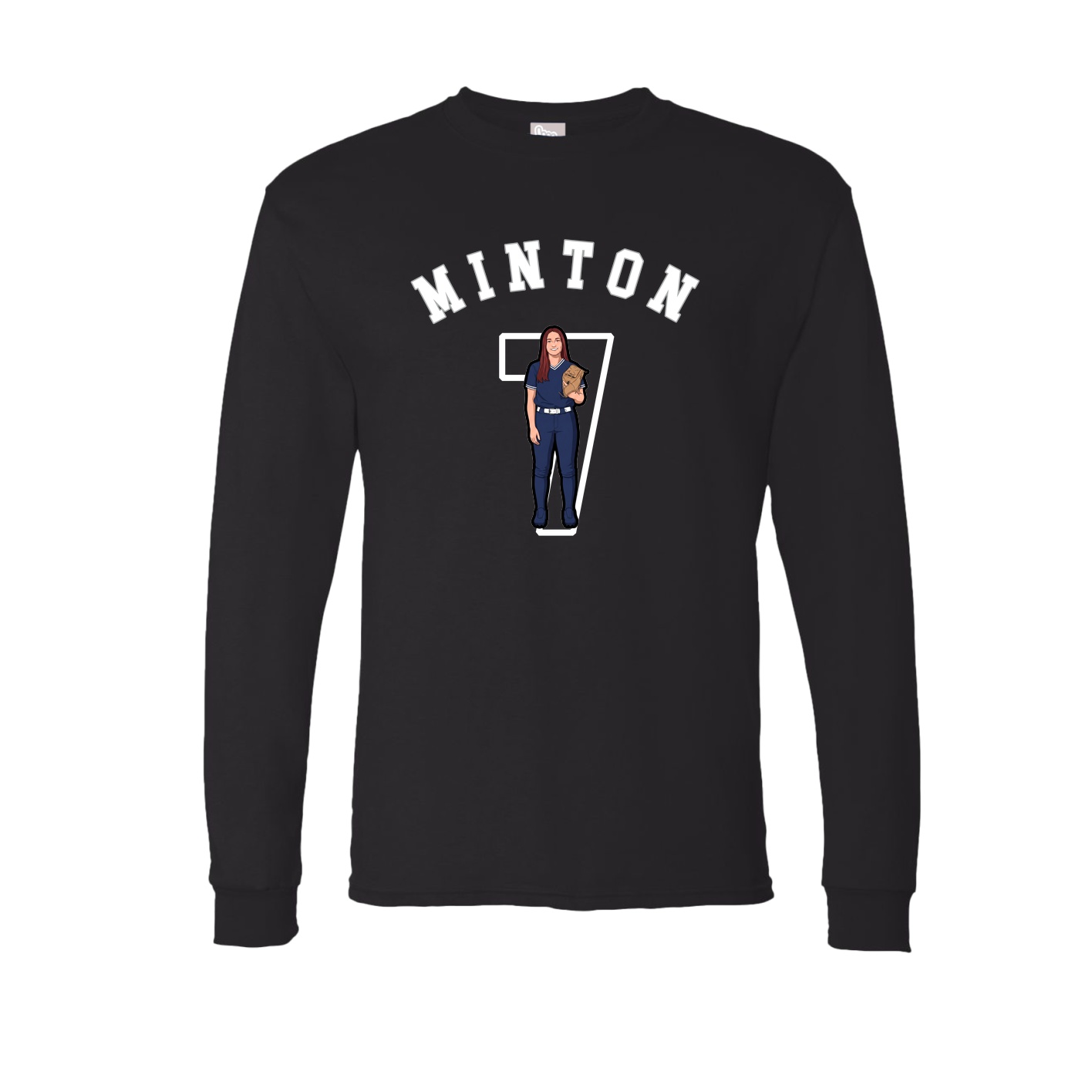 Long Sleeve Tee — Shirsey Arch in Black