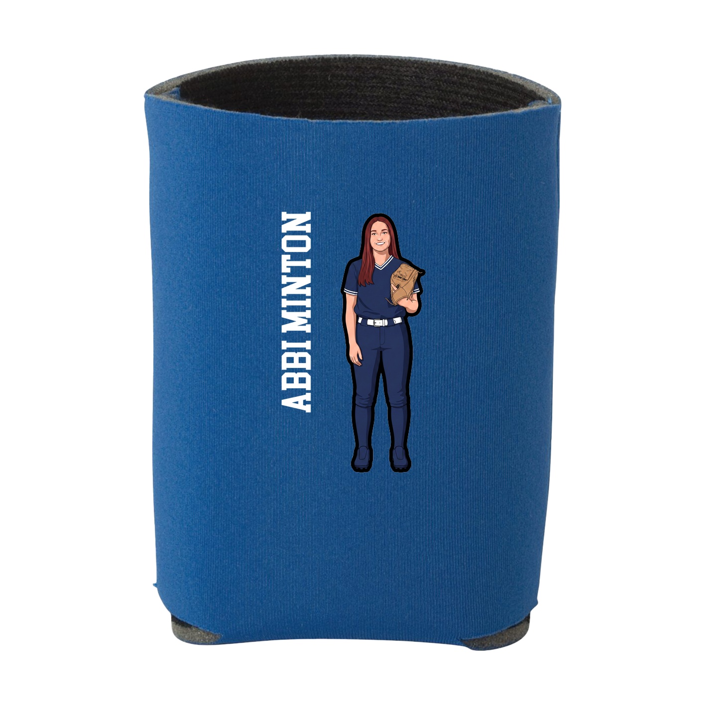 Can Holder — Name Vertical in Royal