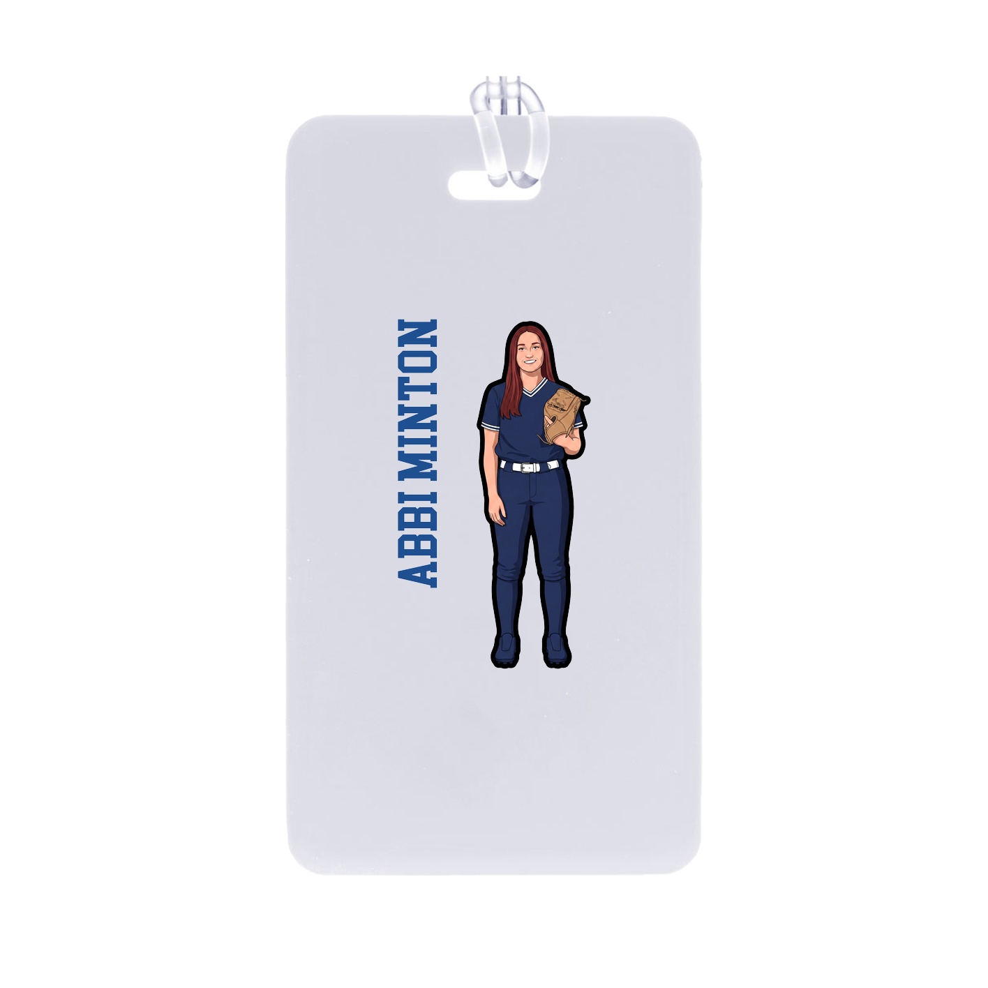 Bag Tag — Name Vertical in Classic
