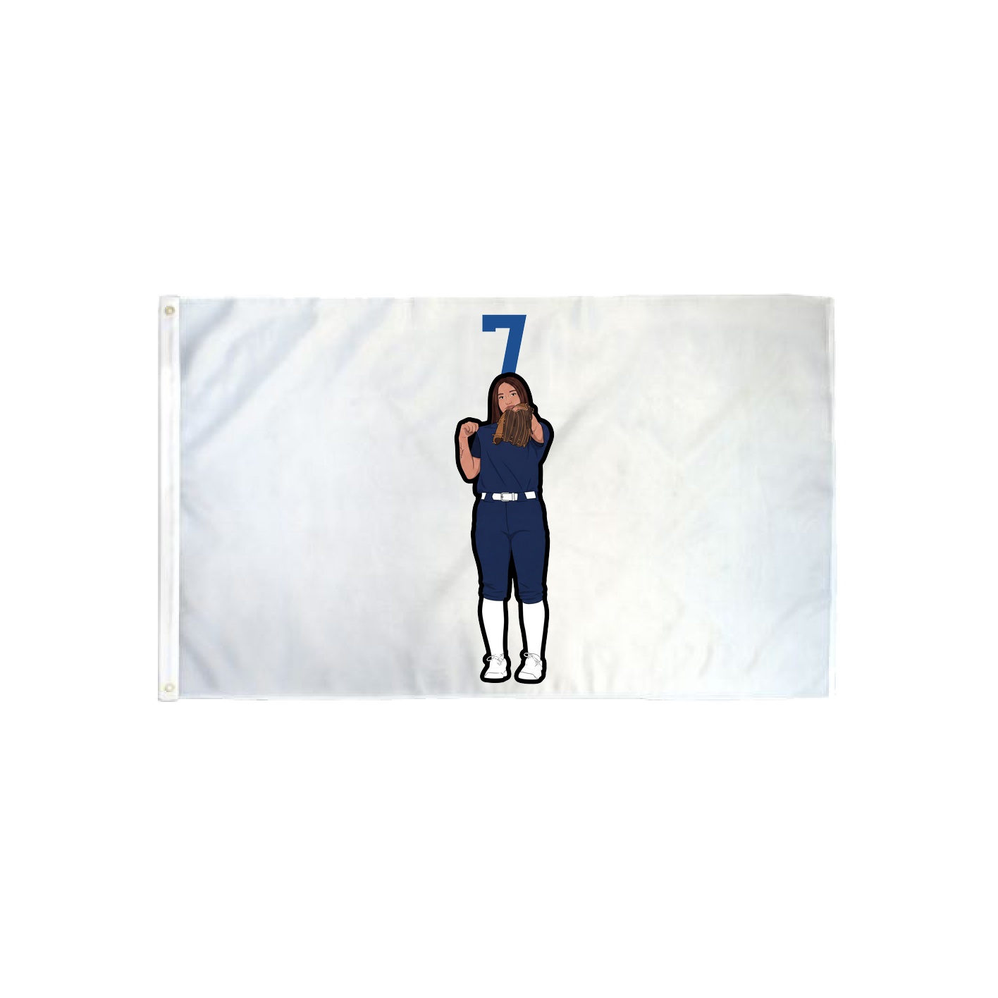 3x5 Flag — Number Top in Classic