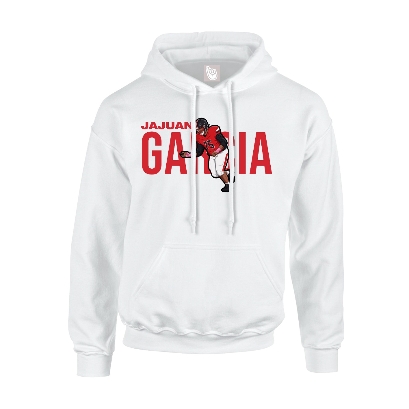 Hoodie — Player Name in White
