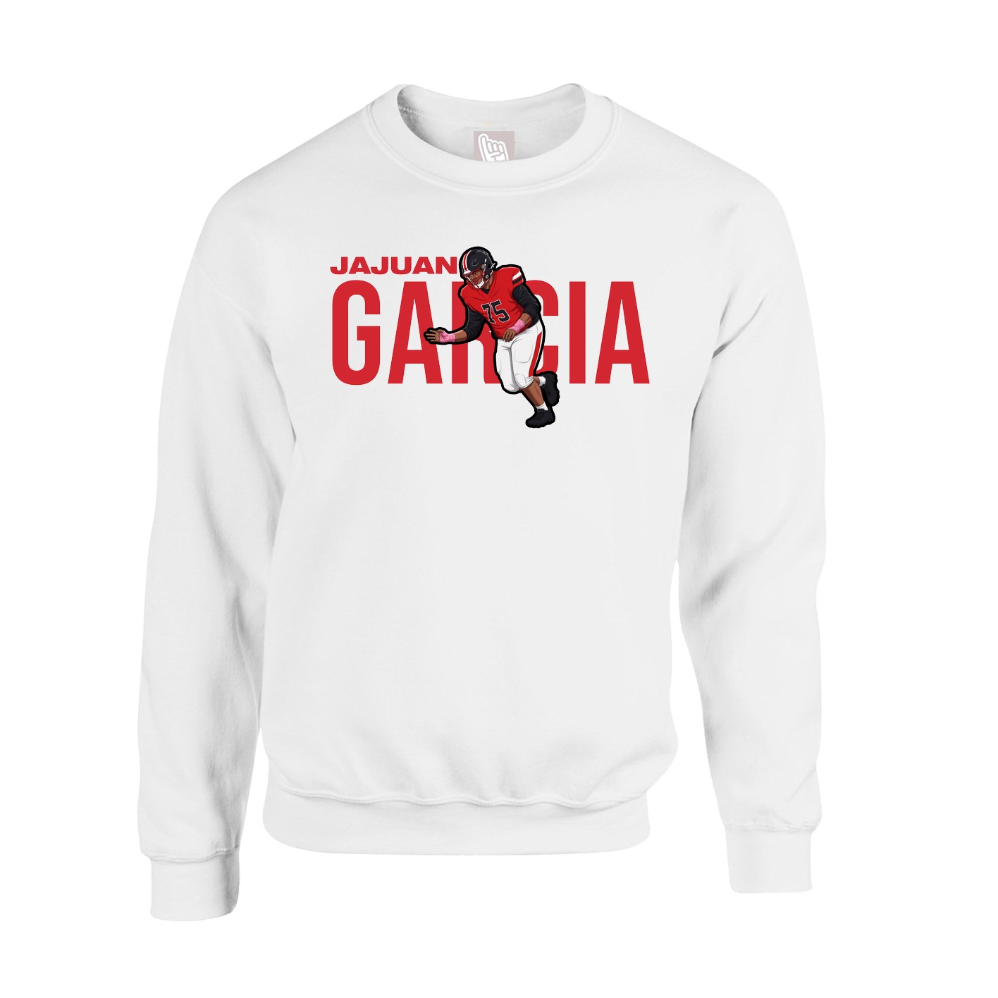 Fleece Crew — Player Name in White