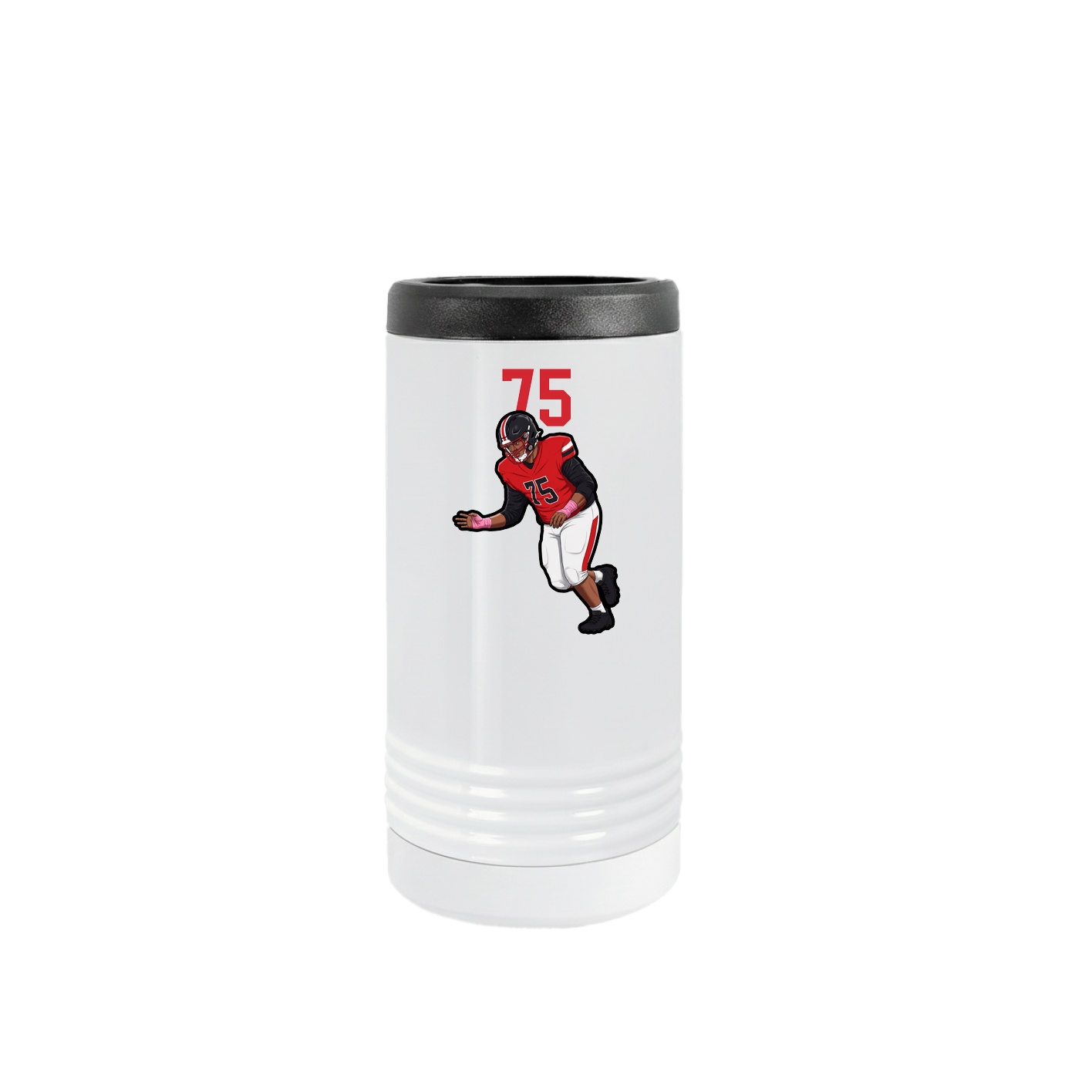 Slim Beverage Holder — Number Top in White