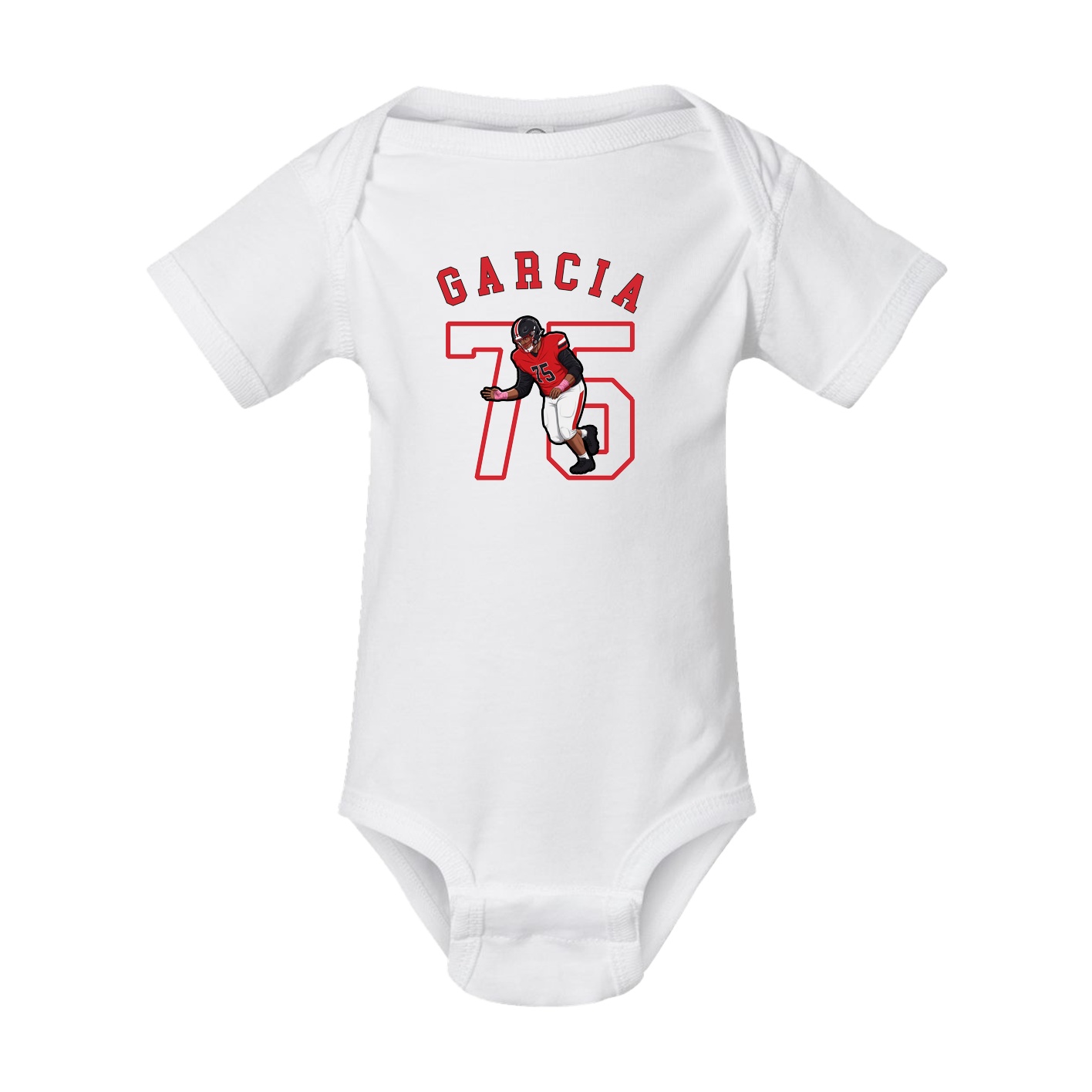 Baby Onesie — Shirsey Arch in White