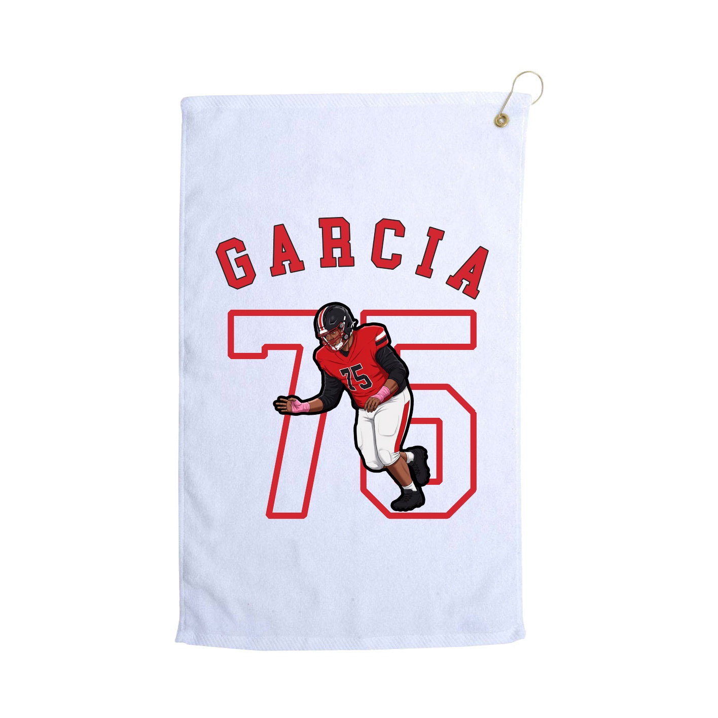 Golf Towel — Shirsey Arch in White