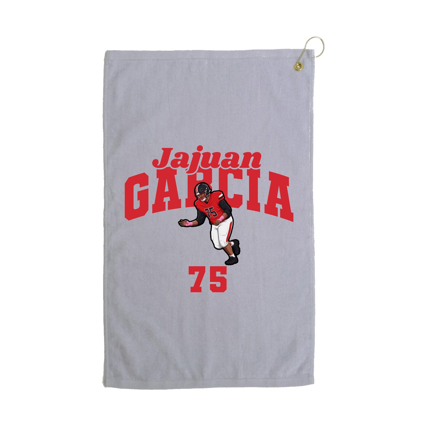 Golf Towel — Signature Arch in Grey