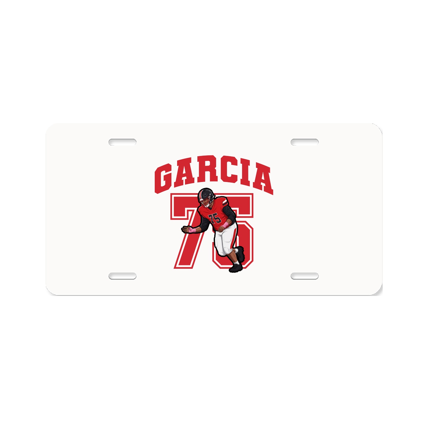License Plate — Number in Classic