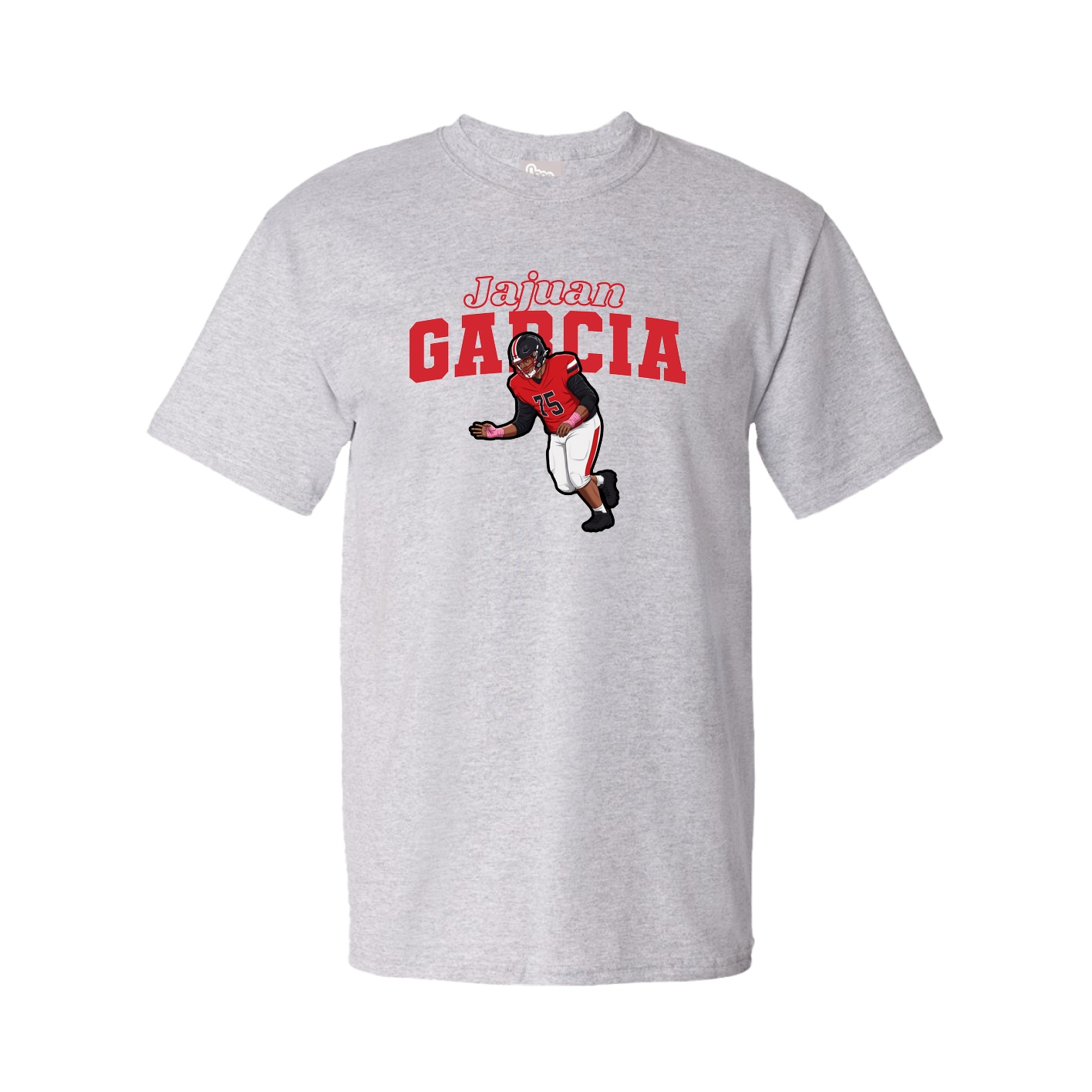 Tee — Name Arch in Grey