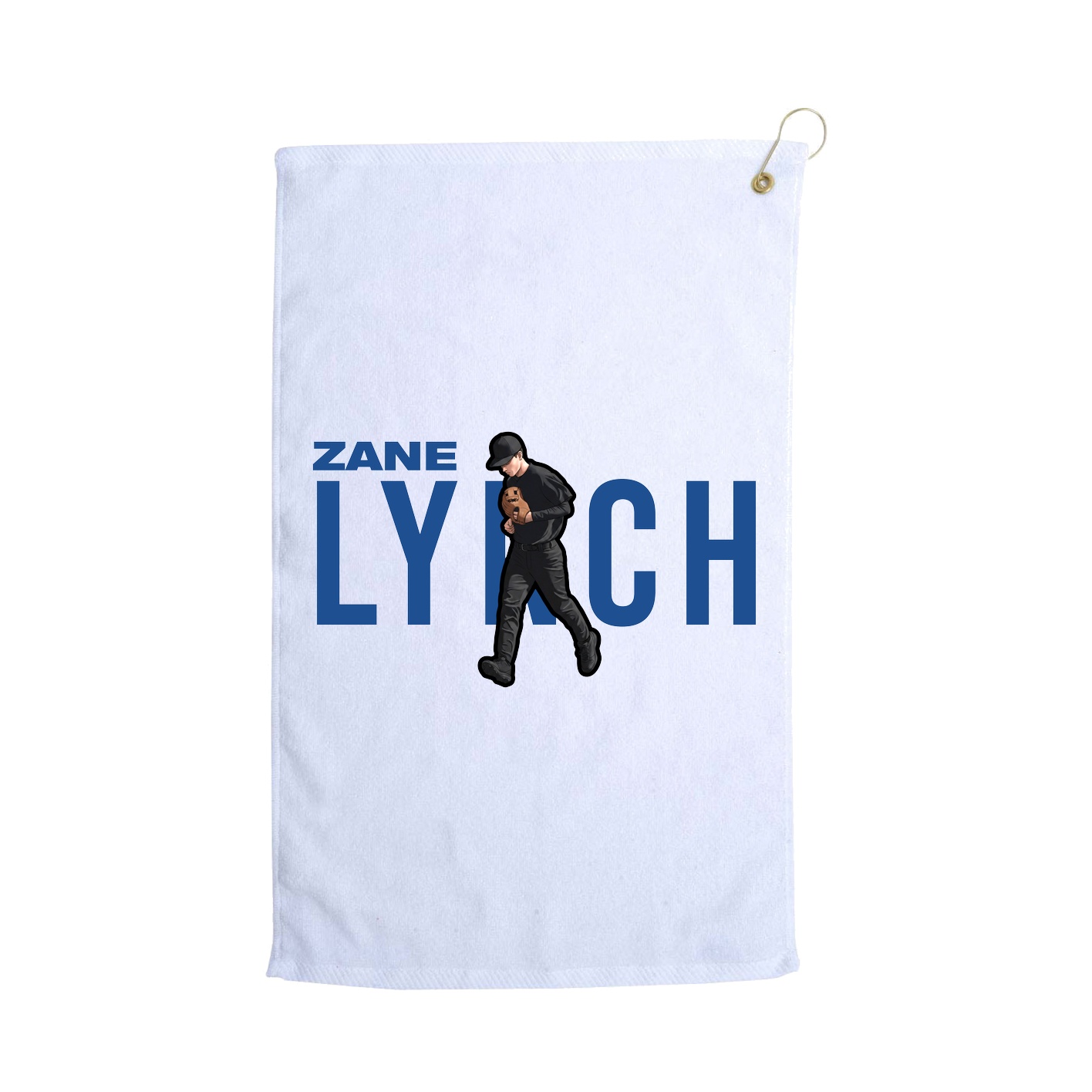 Golf Towel — Player Name in White