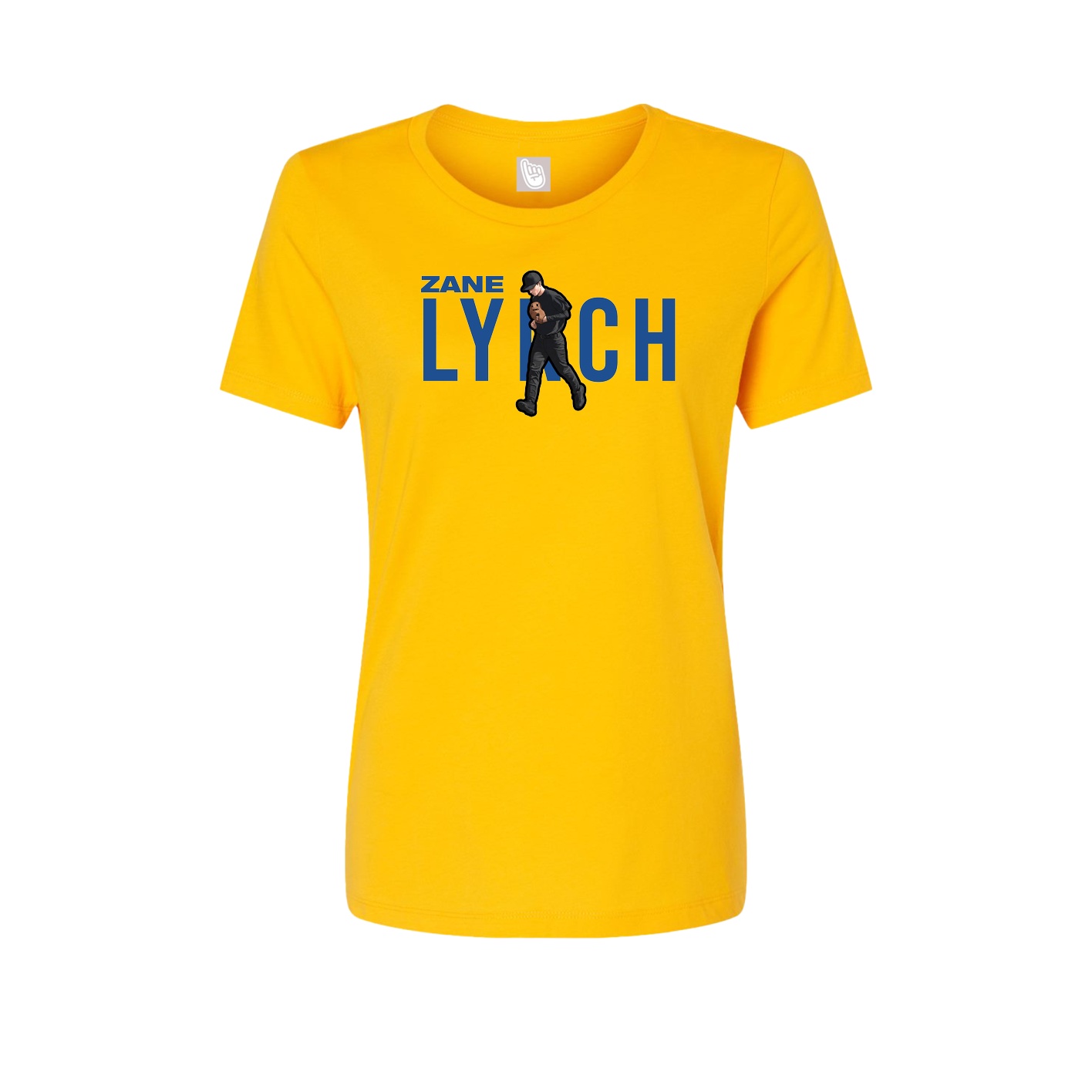 Womens Tee — Player Name in Gold