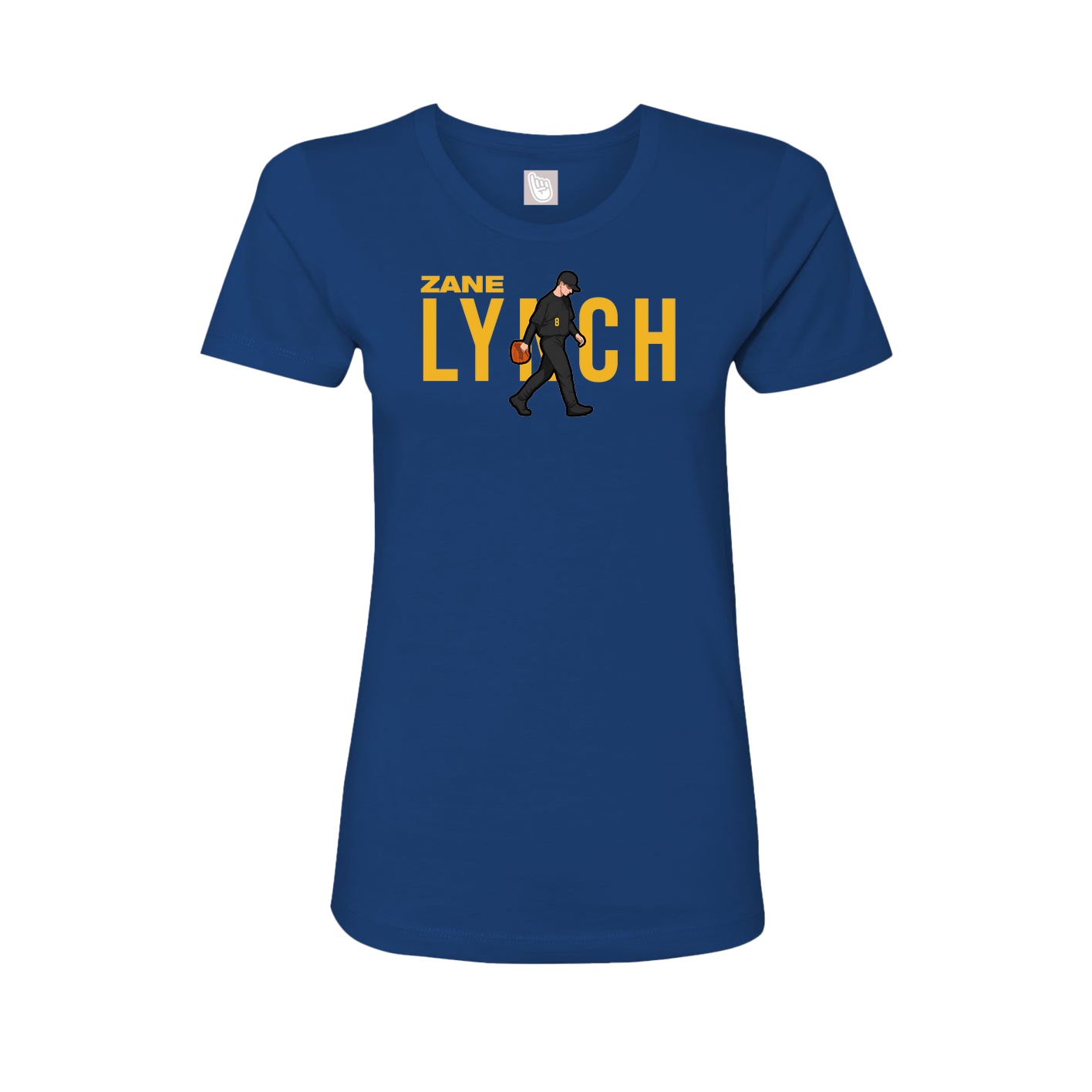 Womens Tee — Player Name in Royal