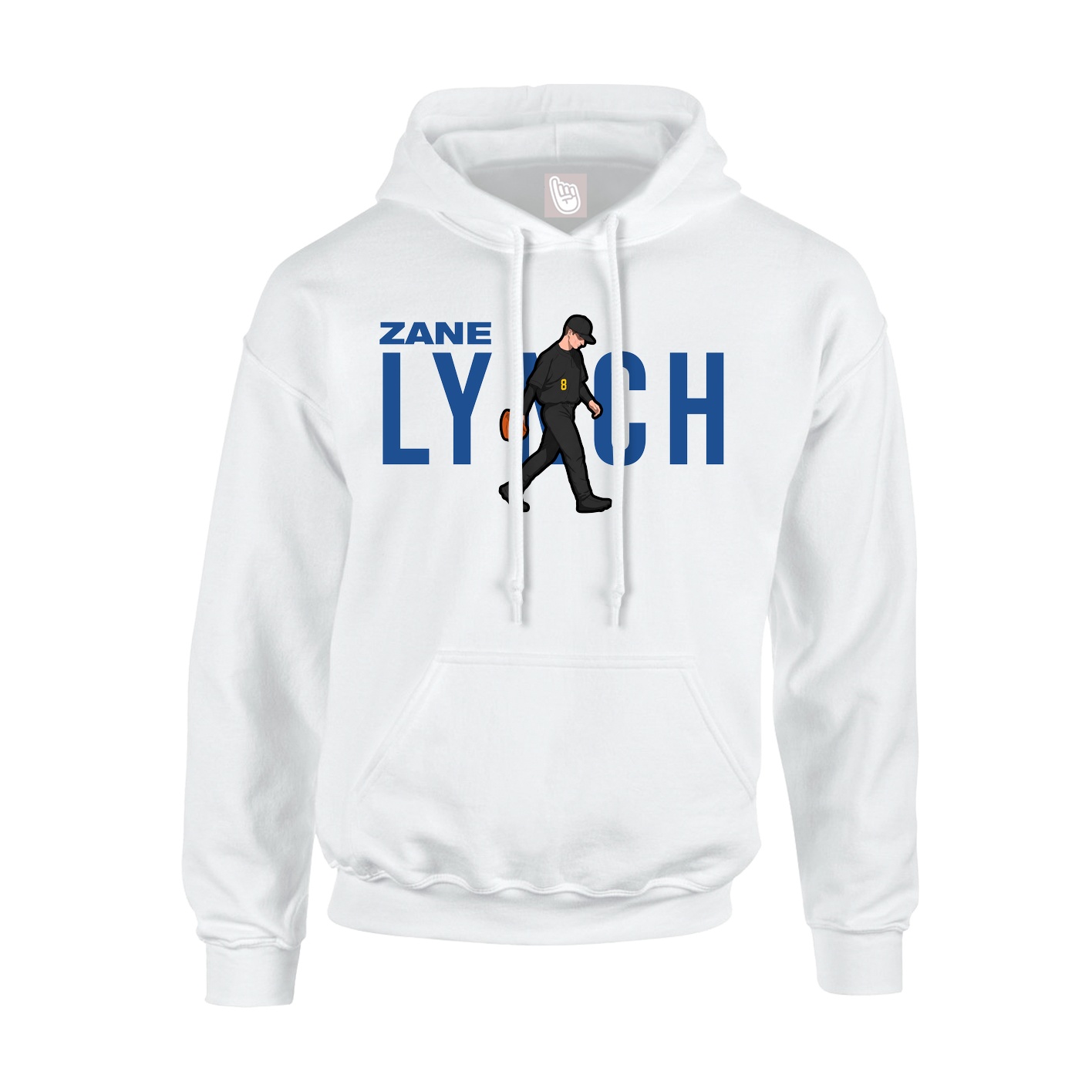 Hoodie — Player Name in White