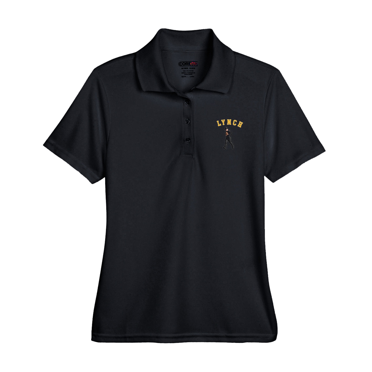 Womens Performance Polo — Shirsey Arch in Black