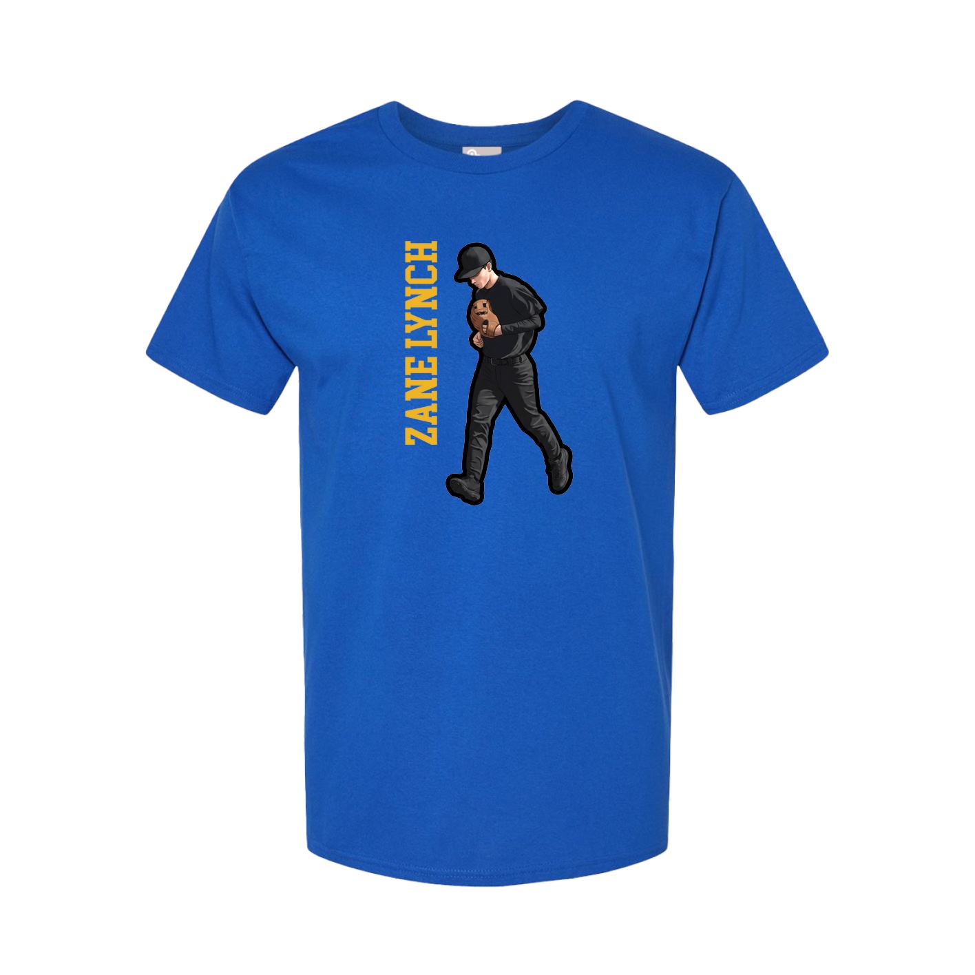 Tee — Name Vertical in Royal