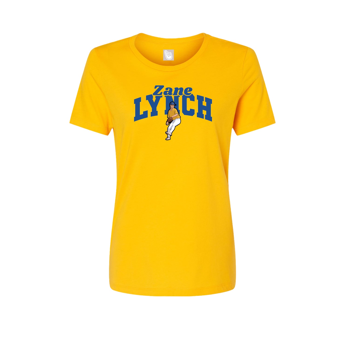 Womens Tee — Signature Arch in Gold