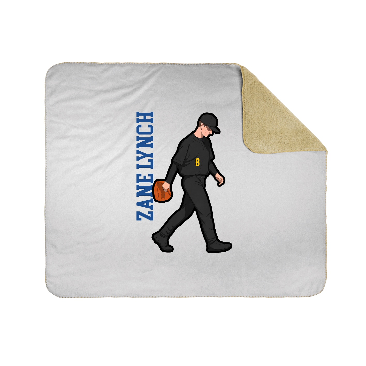50x60 Sherpa Lined Throw Blanket