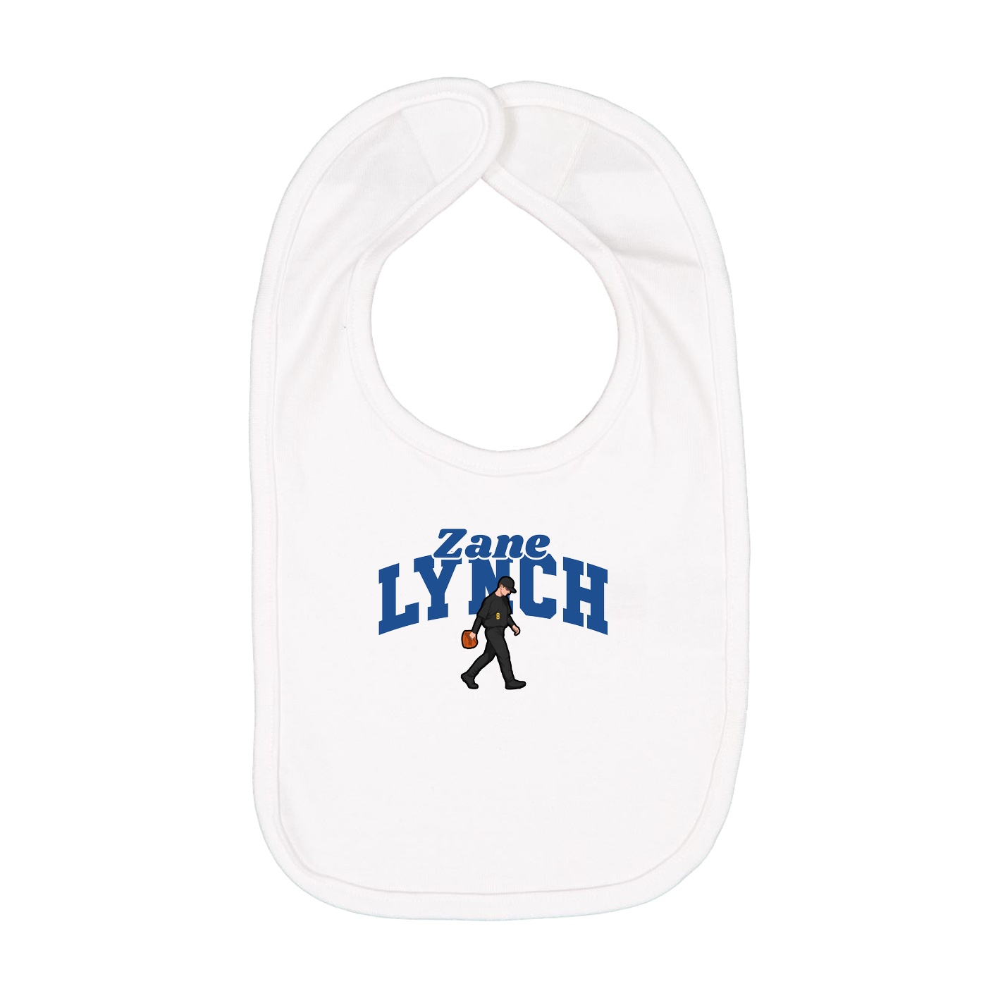 Infant Bib — Signature Arch in White