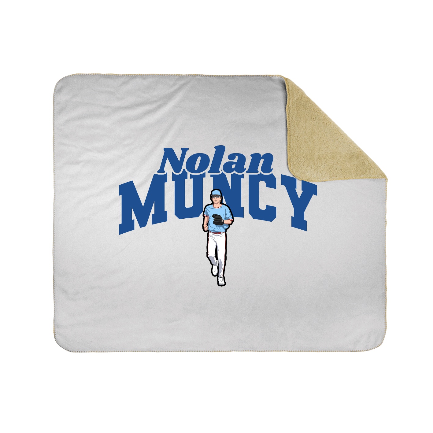 Throw Blanket — Signature Arch in White