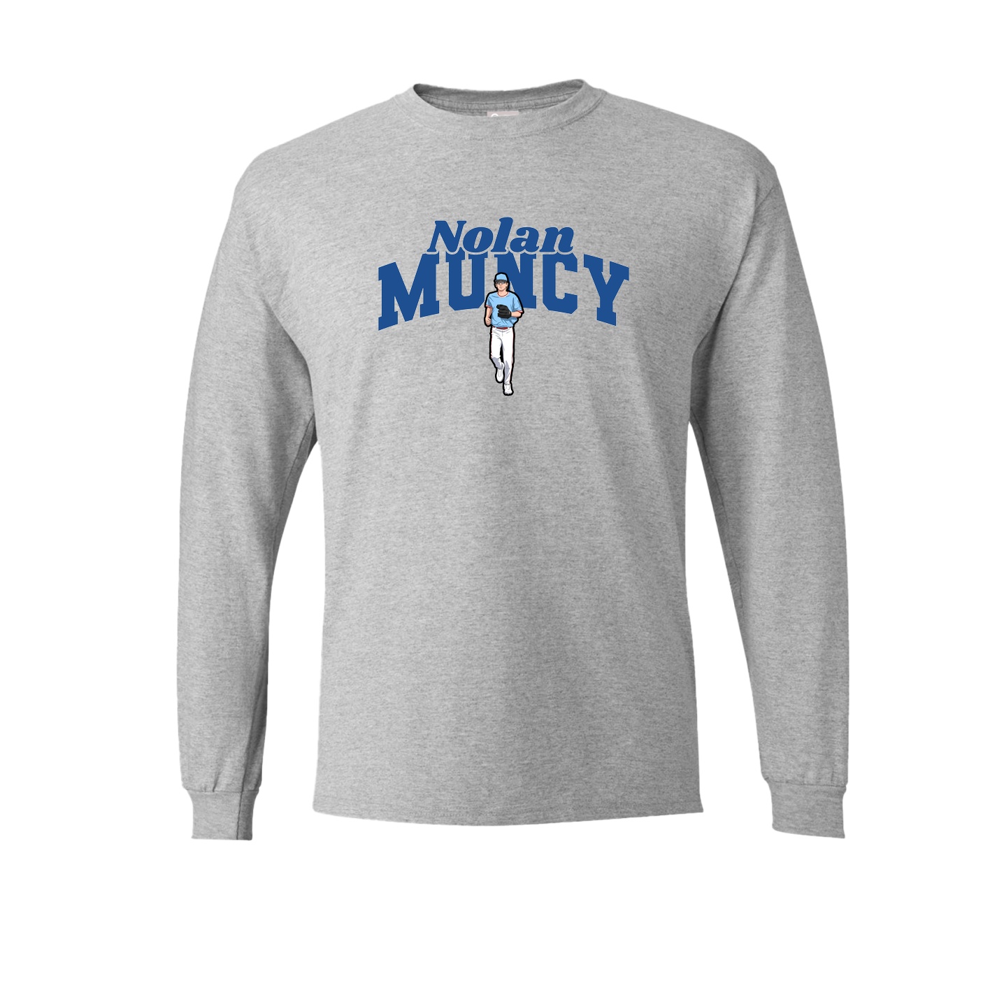 Long Sleeve Tee — Signature Arch in Grey