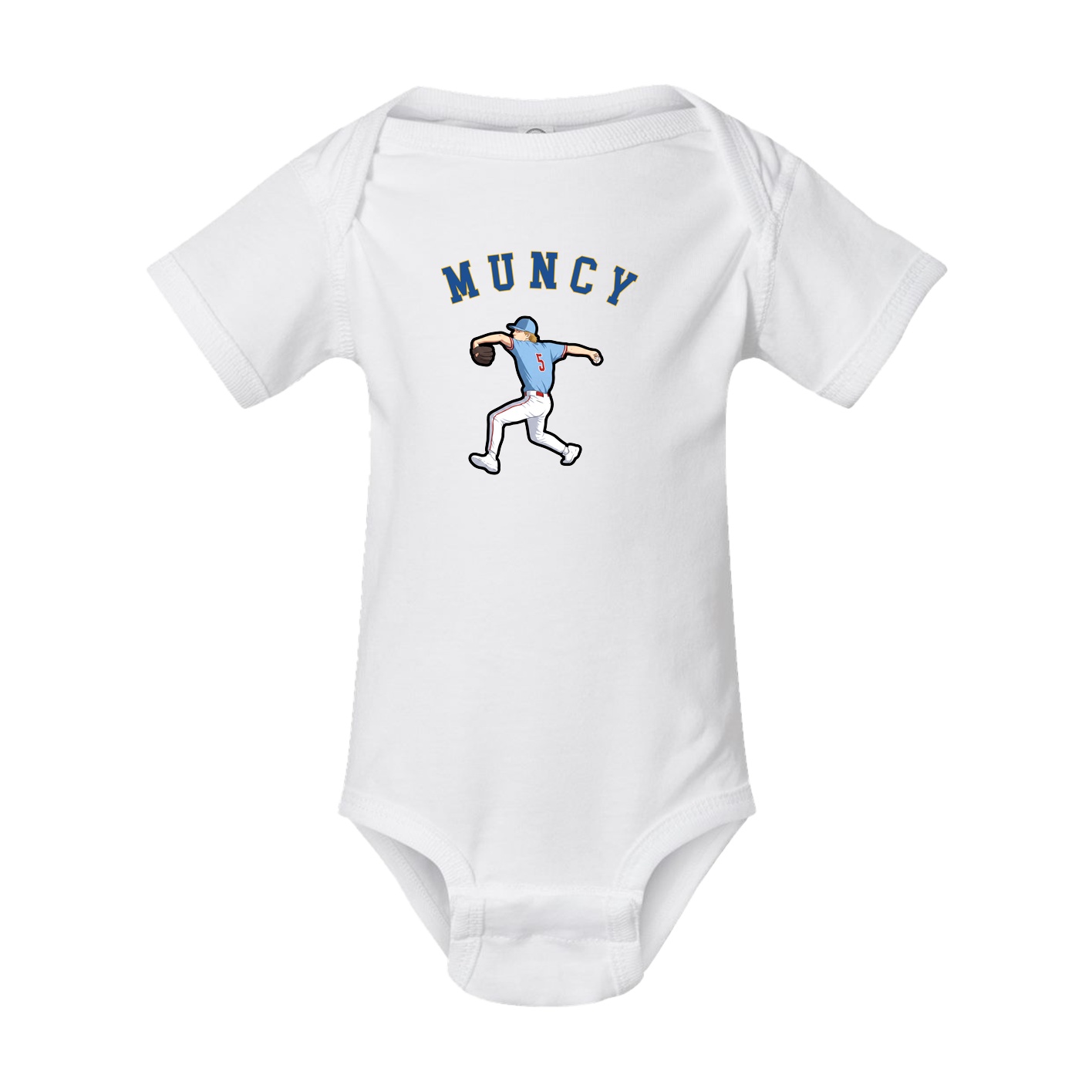 Baby Onesie — Shirsey Arch in White