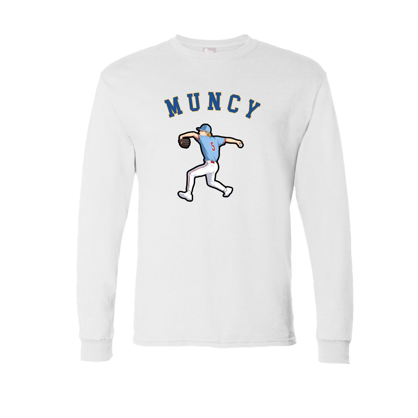Long Sleeve Tee — Shirsey Arch in White