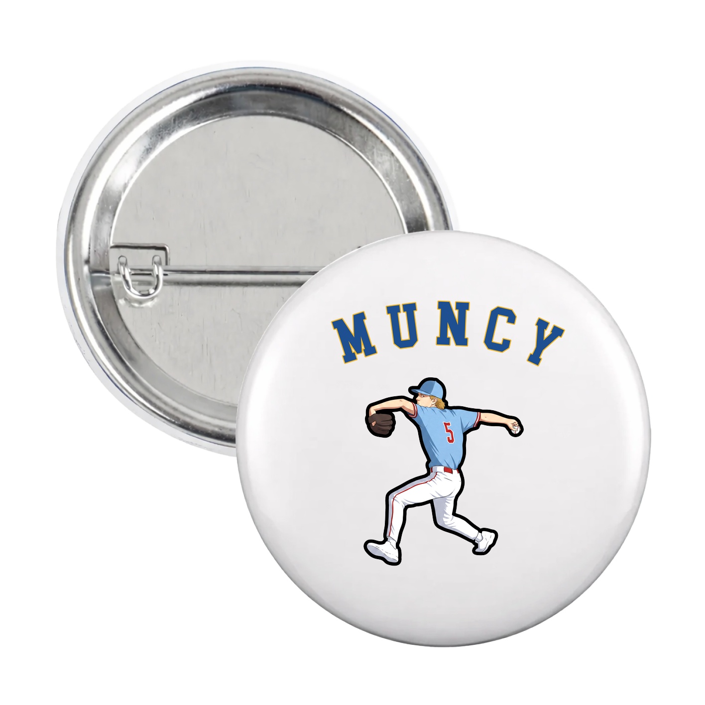 Game Day Button — Shirsey Arch in White