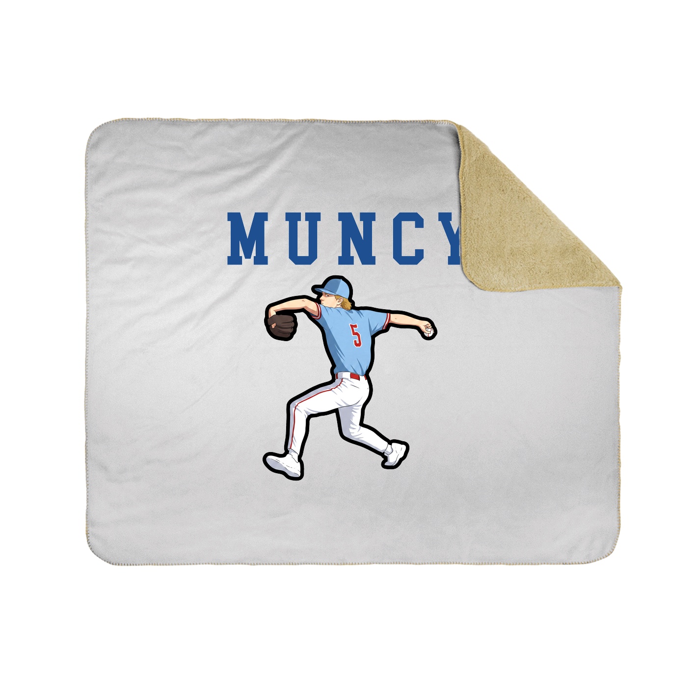 Throw Blanket — Shirsey in White