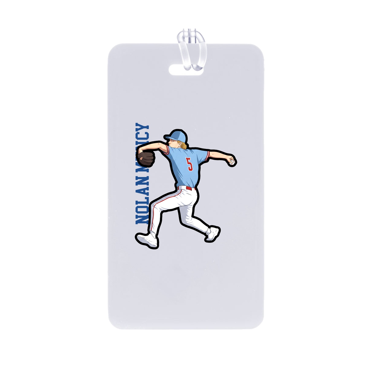 Bag Tag — Name Vertical in Classic