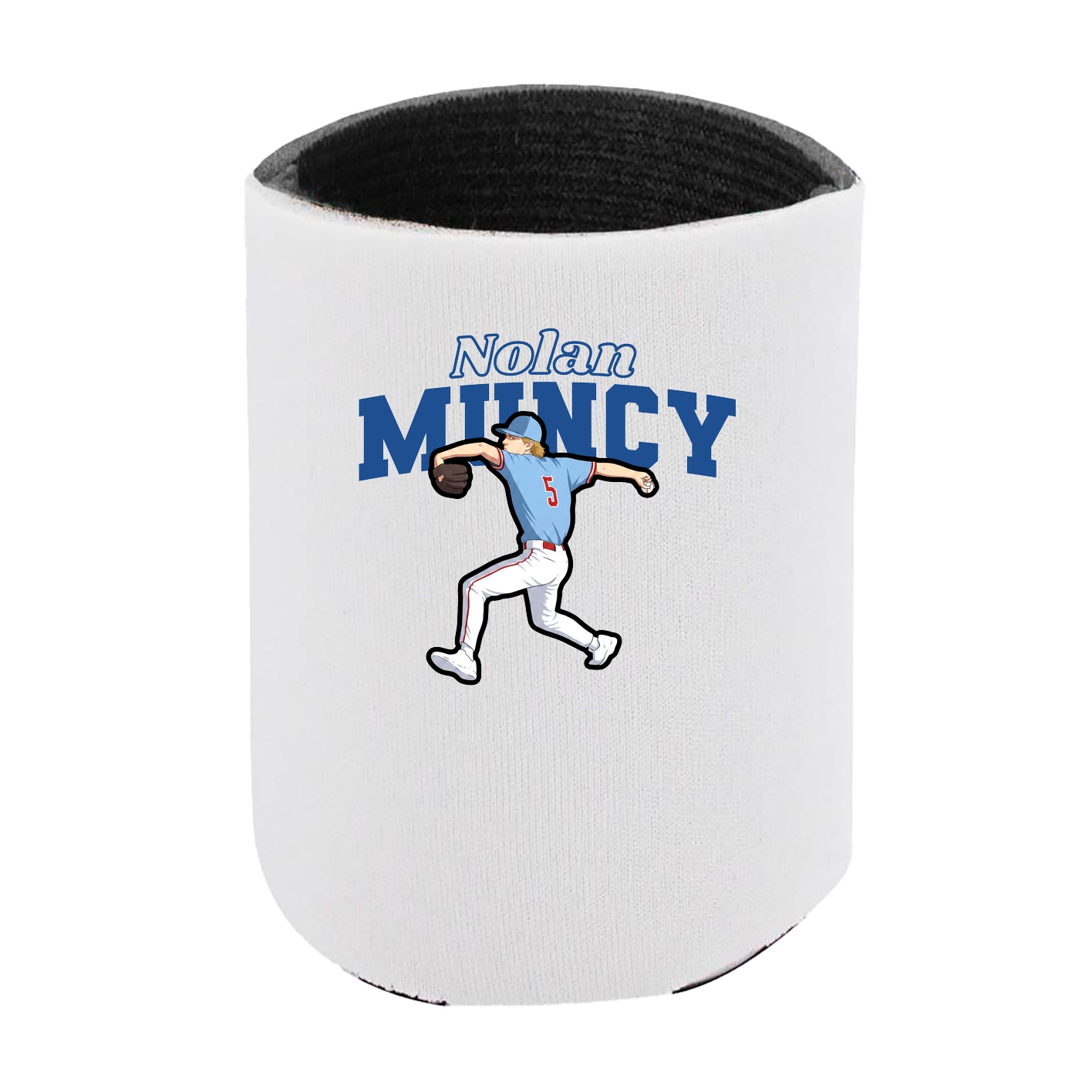 Can Holder — Name Arch in White