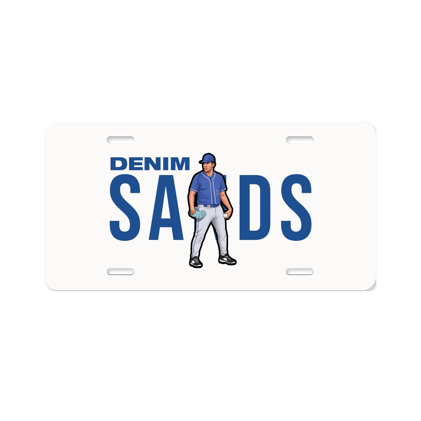 License Plate — Player Name in Classic