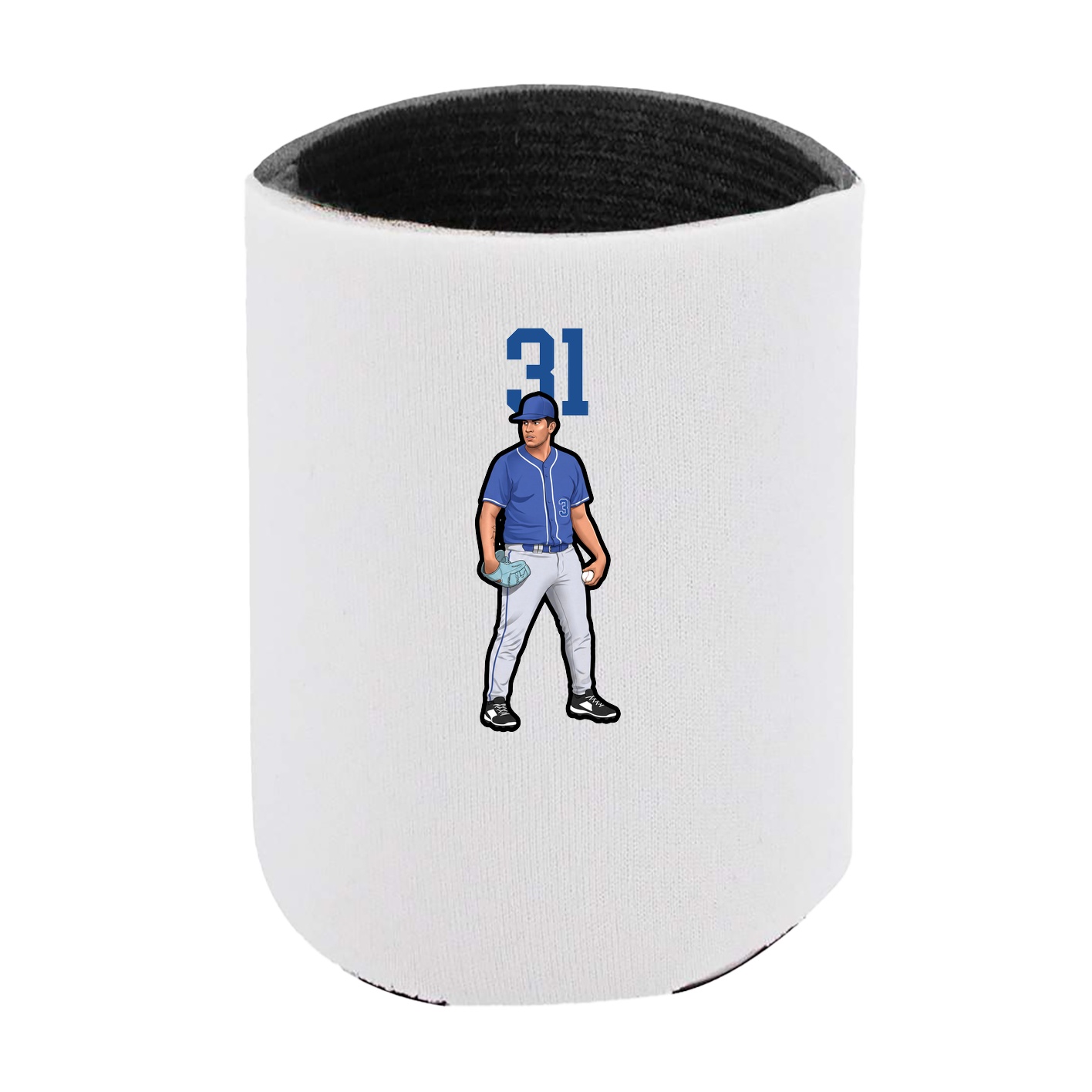 Can Holder — Number Top in White