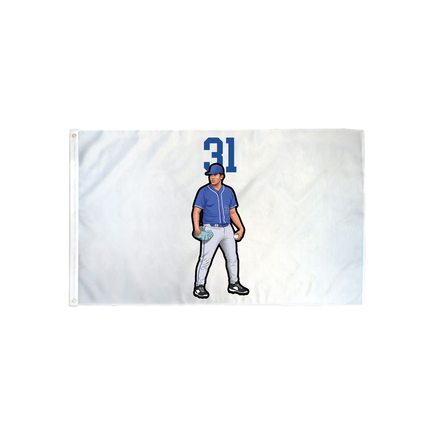 3x5 Flag — Number Top in Classic
