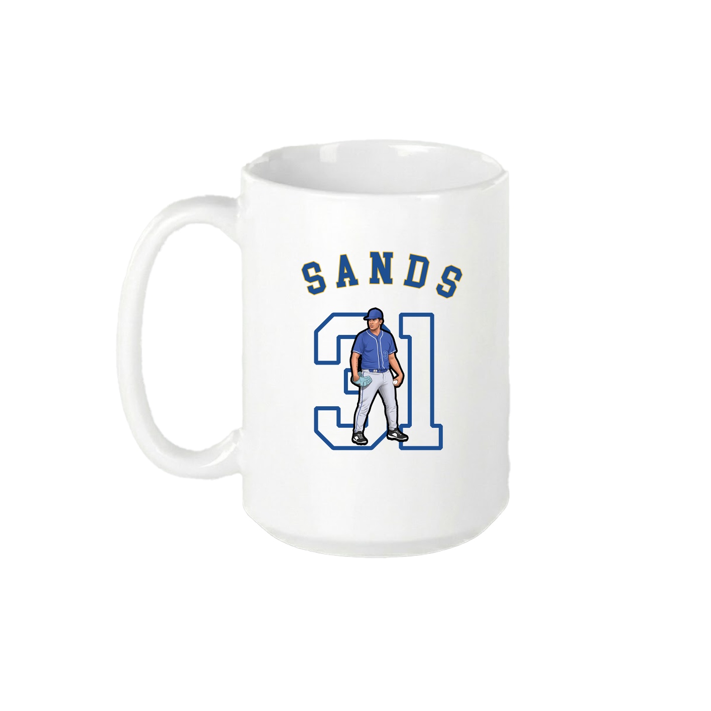 15oz Coffee Mug — Shirsey Arch in White
