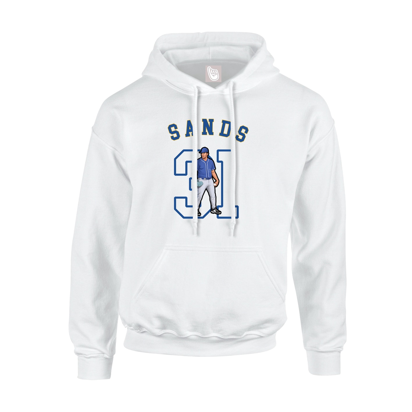 Hoodie — Shirsey Arch in White