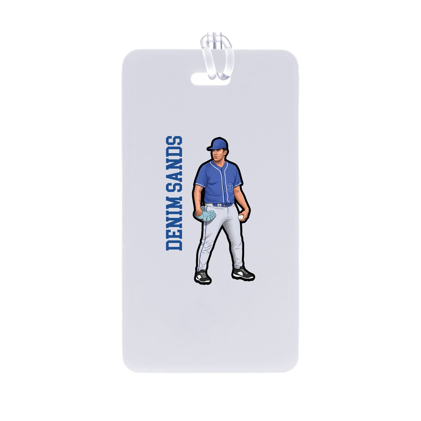 Bag Tag — Name Vertical in Classic