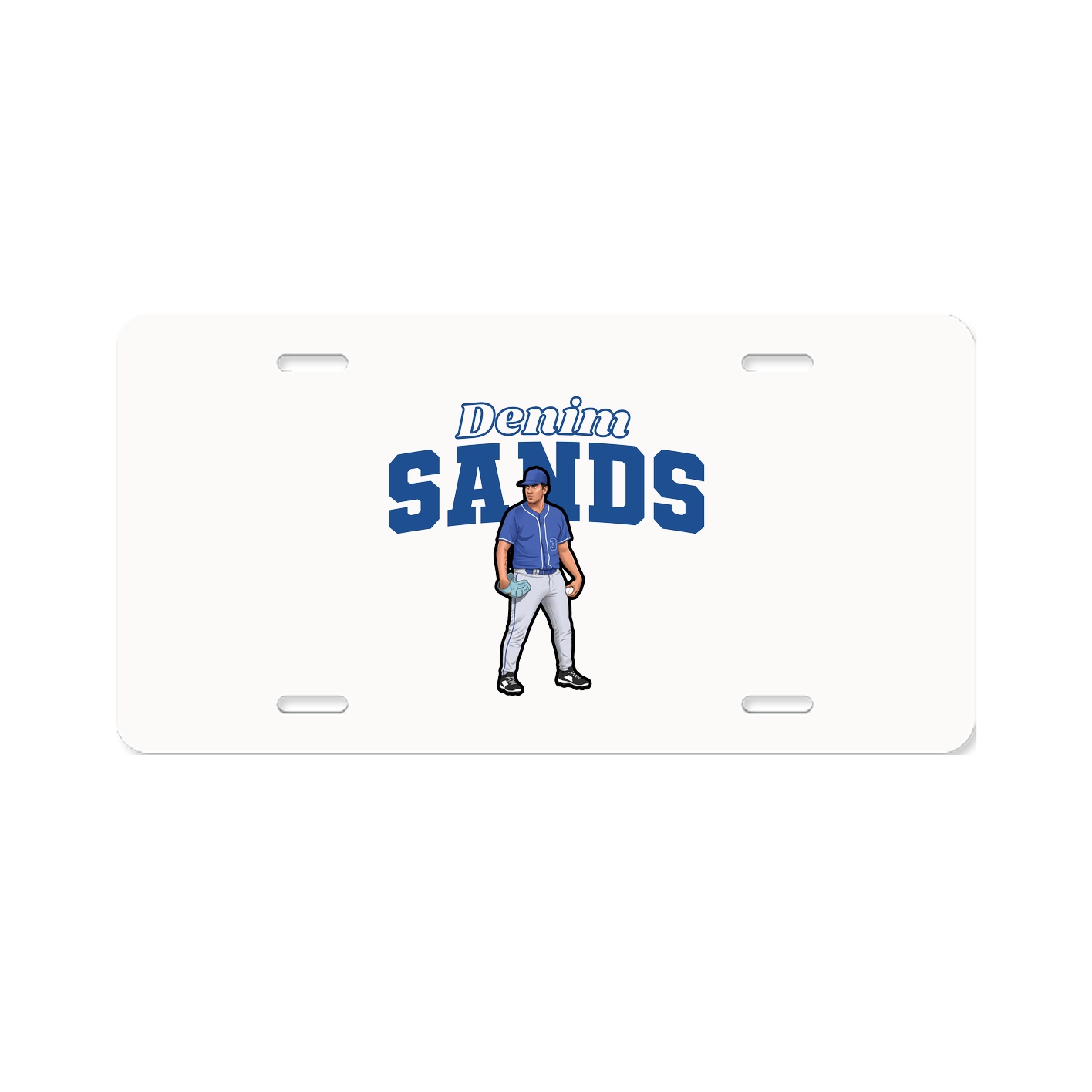 License Plate — Name Arch in Classic