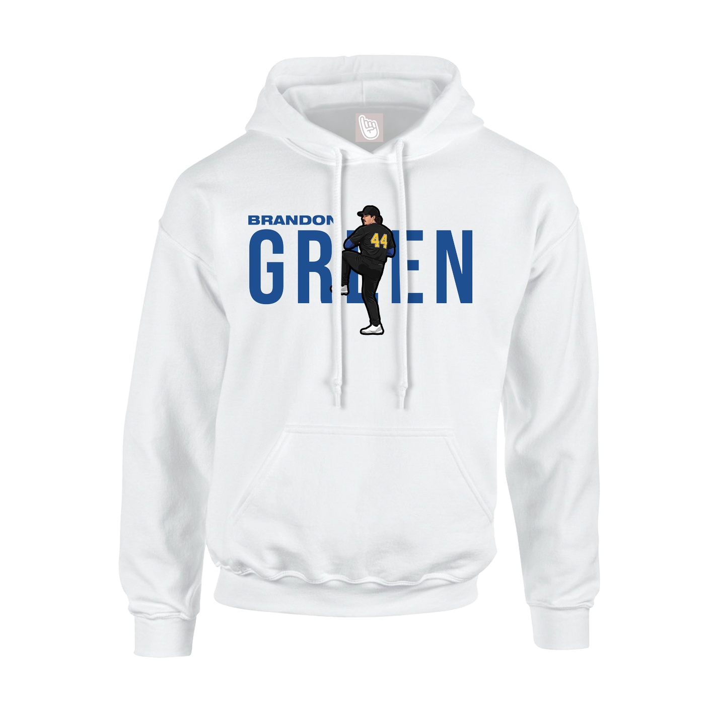 Hoodie — Player Name in White