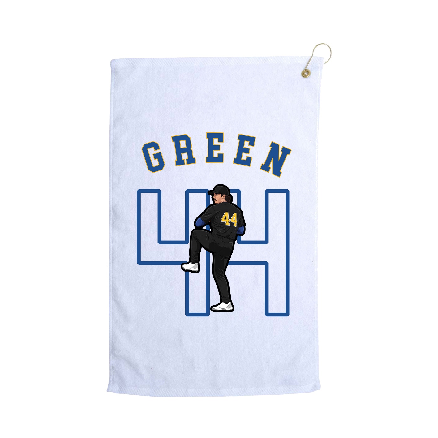 Golf Towel — Shirsey Arch in White