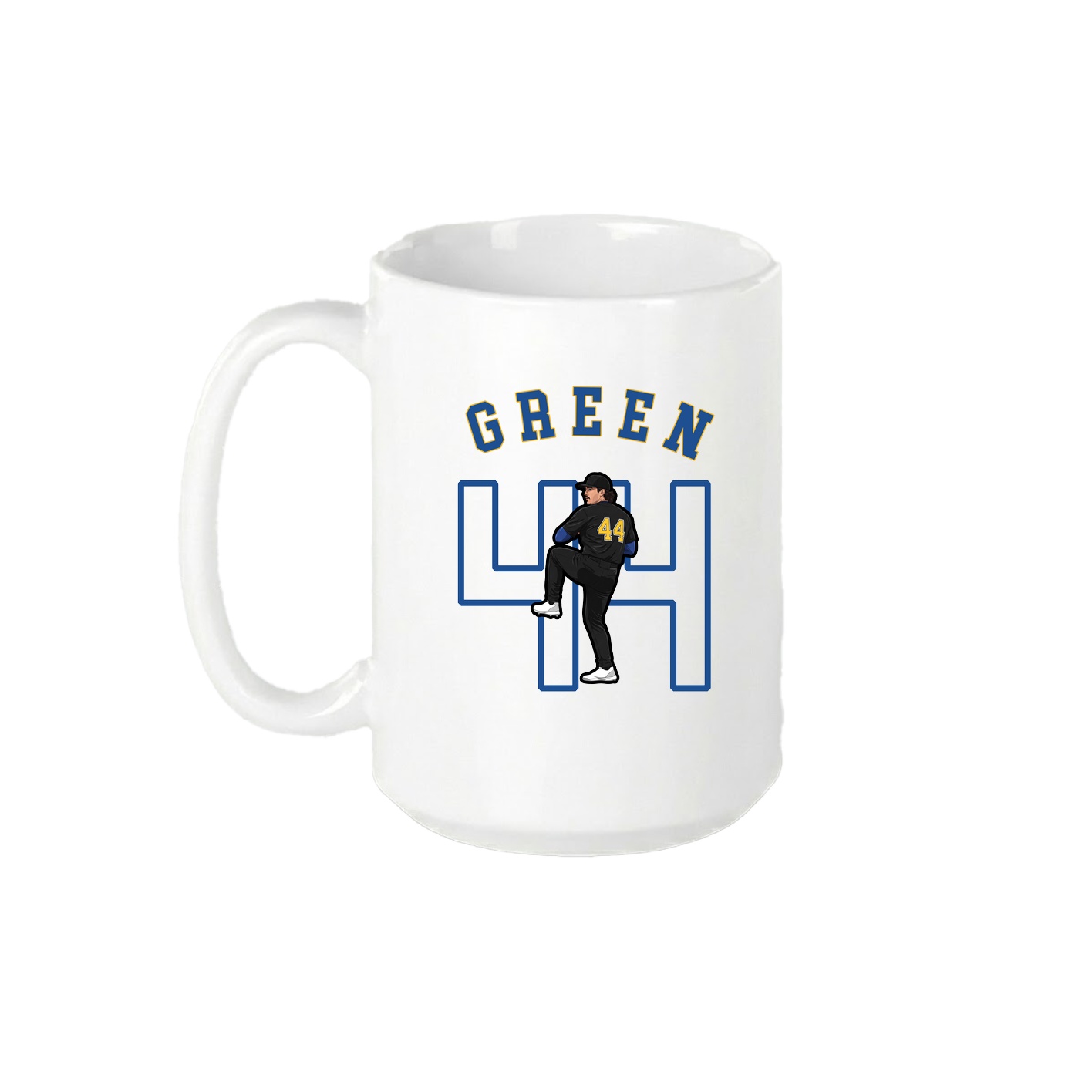 15oz Coffee Mug — Shirsey Arch in White