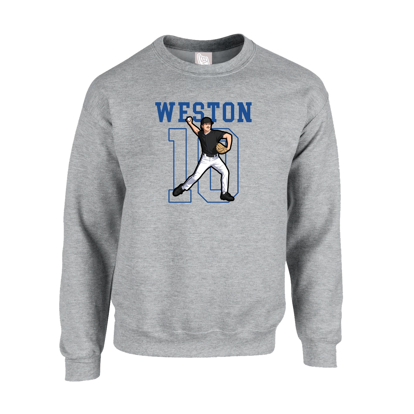 Fleece Crew — Classic in Grey